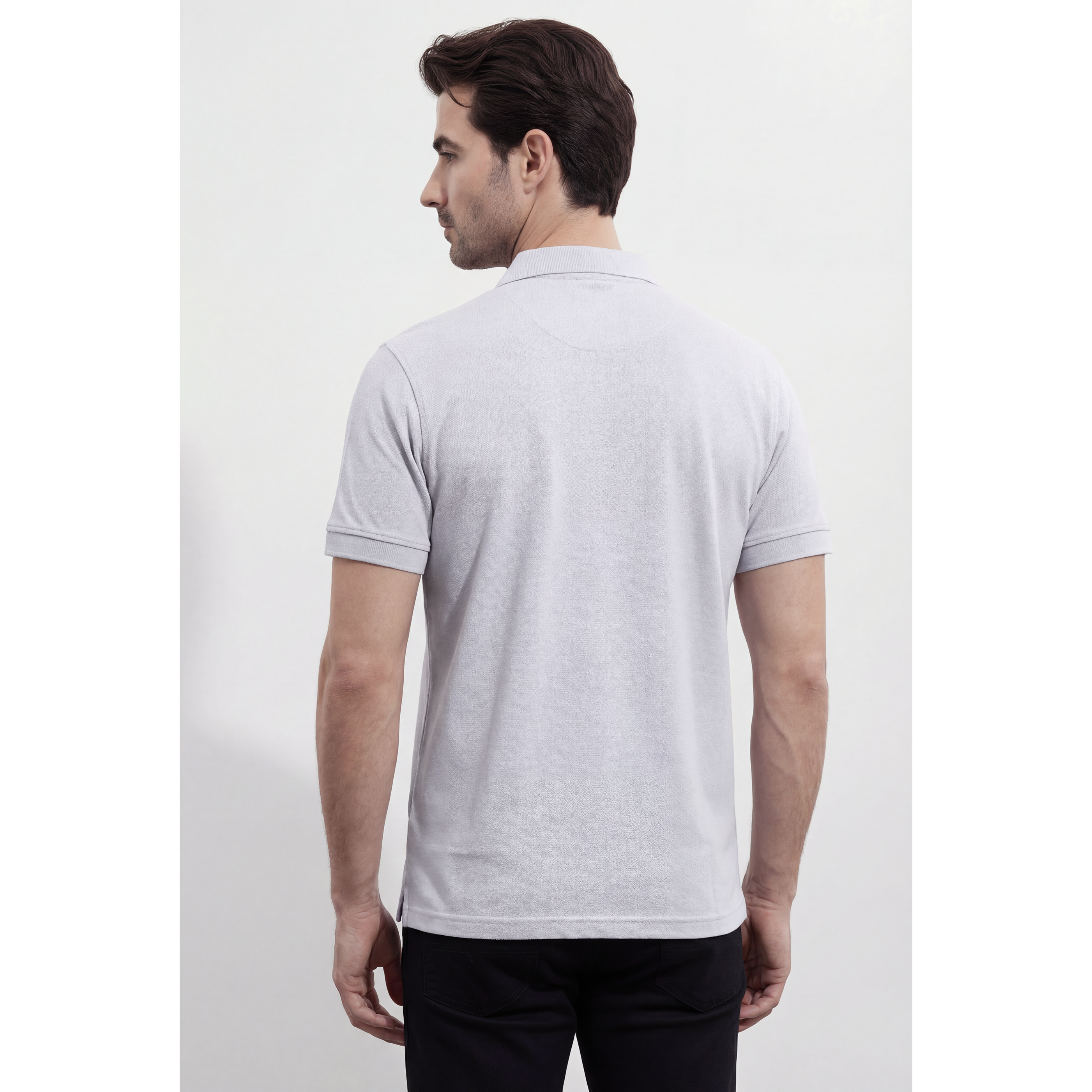 Men's Pique Half Sleeve Polo