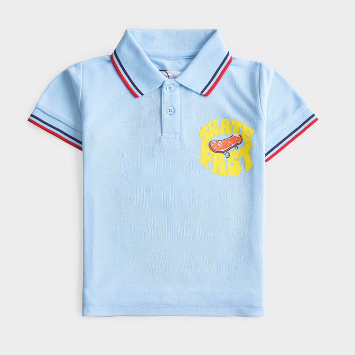 Boys Half Sleeves Polo T-Shirt