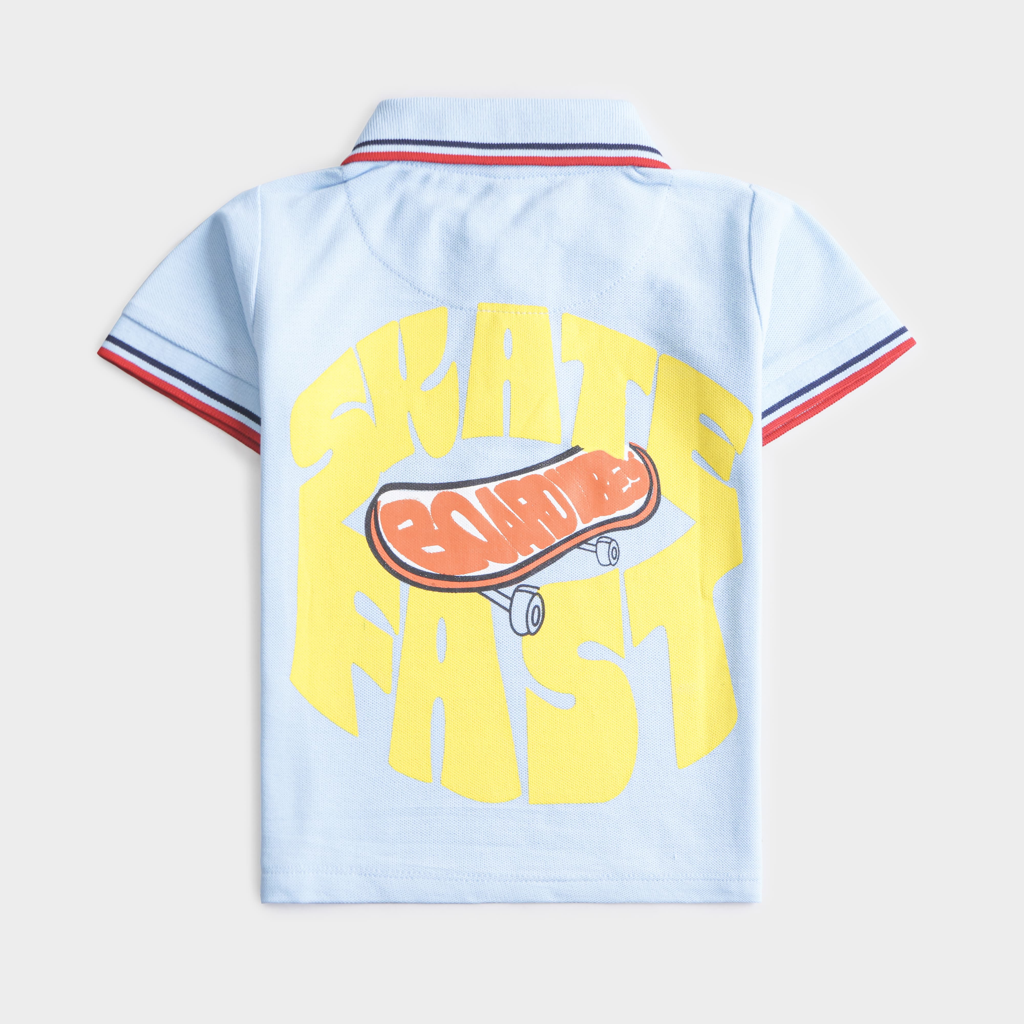 Boys Half Sleeves Polo T-Shirt