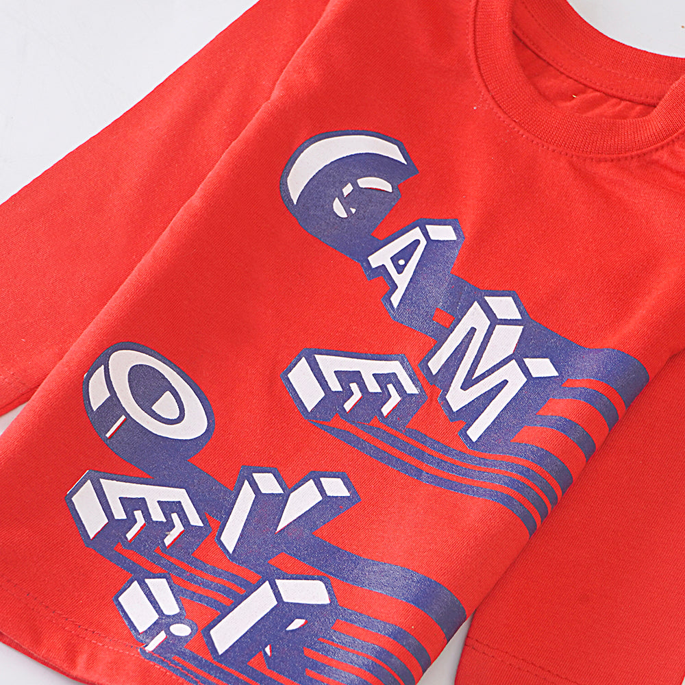 Infant Baba Printed Full Sleeve Suit (Game-Over)