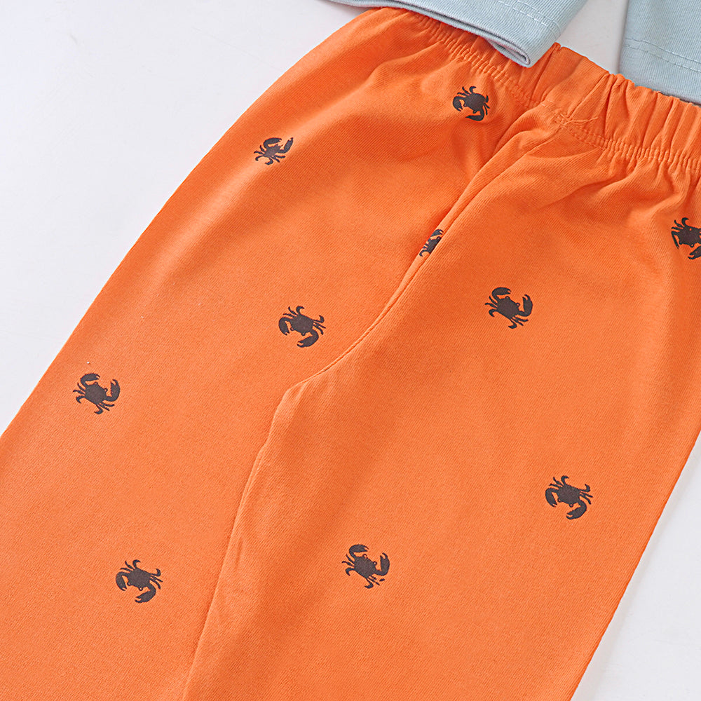 Infant Baba Printed Full Sleeve Suit (Little-Snappy)