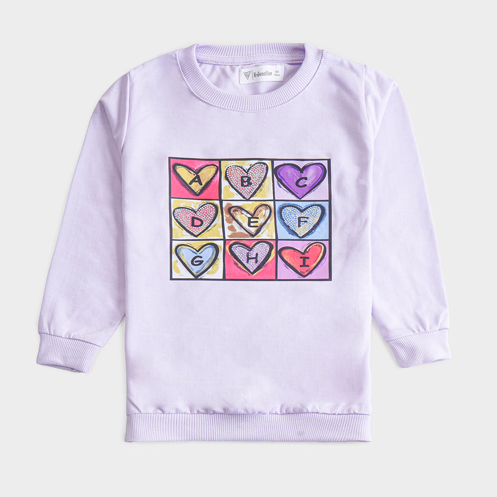 Girls Terry Sweat Shirt