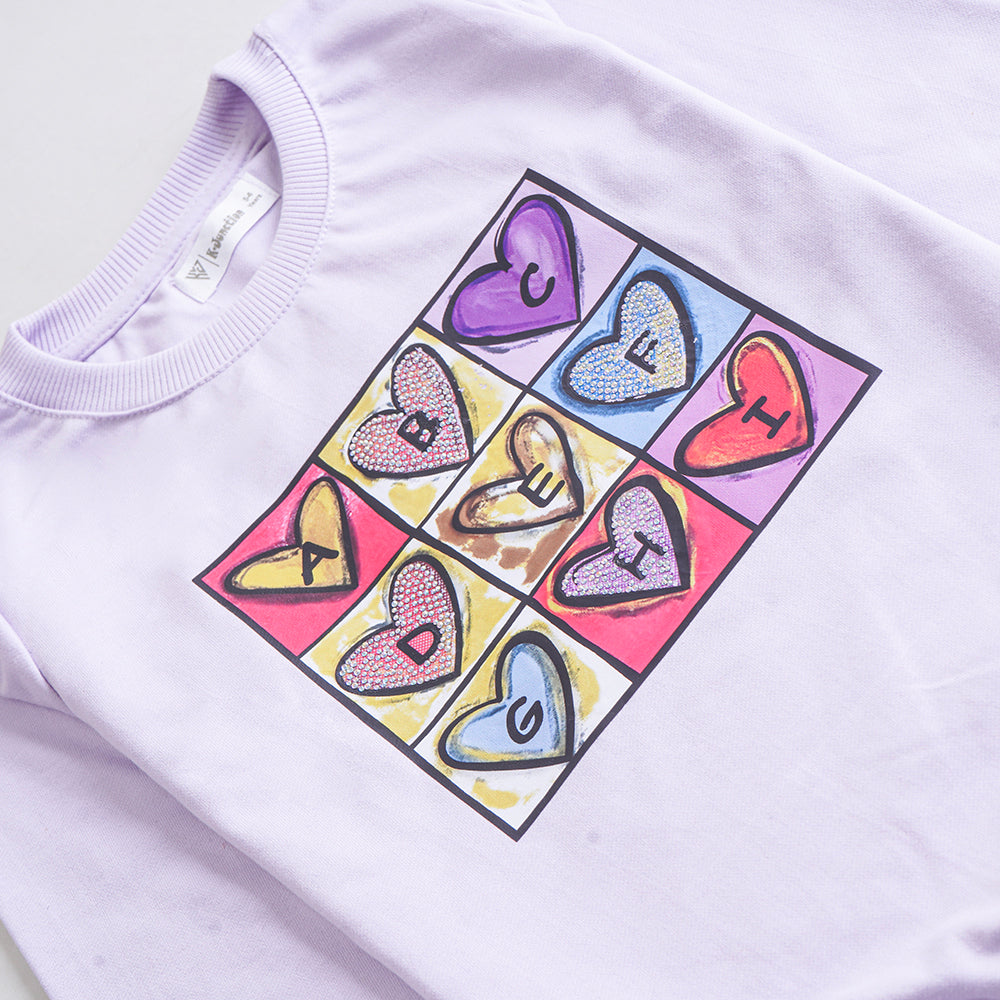 Girls Terry Sweat Shirt