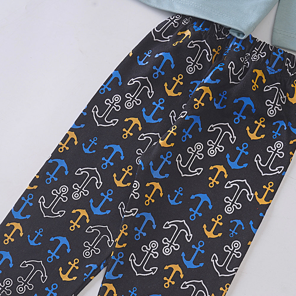 Infant Baba Printed Full Sleeve Suit (Mommy's)