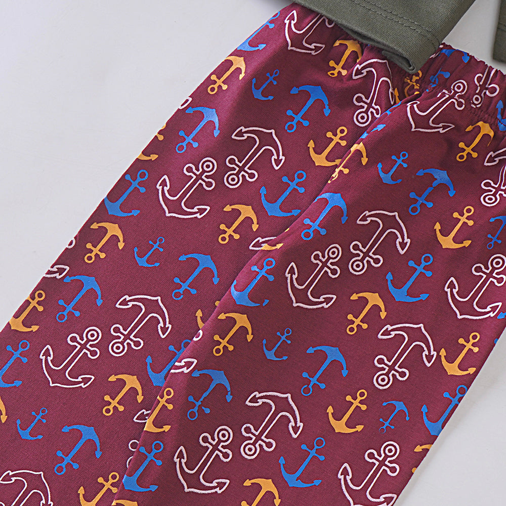 Boys Printed Full Sleeve Suit (Mommy's)