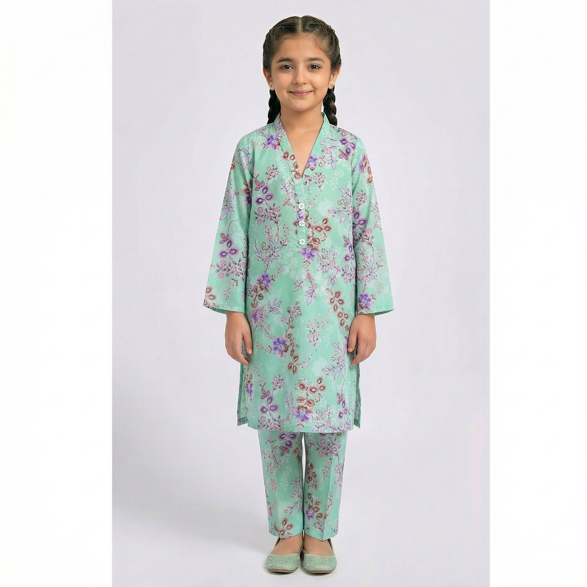 Girls Ethnic 2 Pcs Set