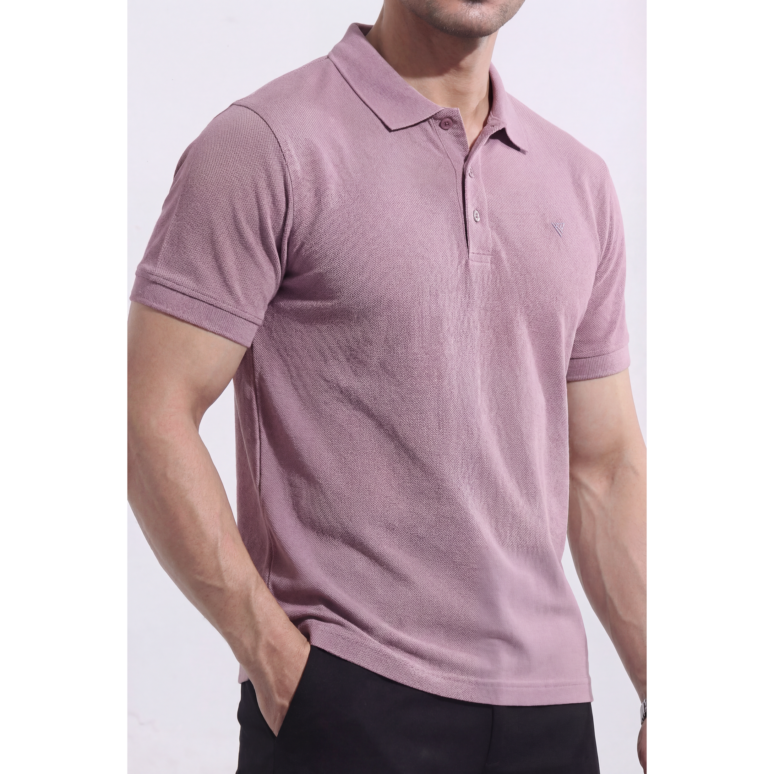 Men's Pique Half Sleeve Polo
