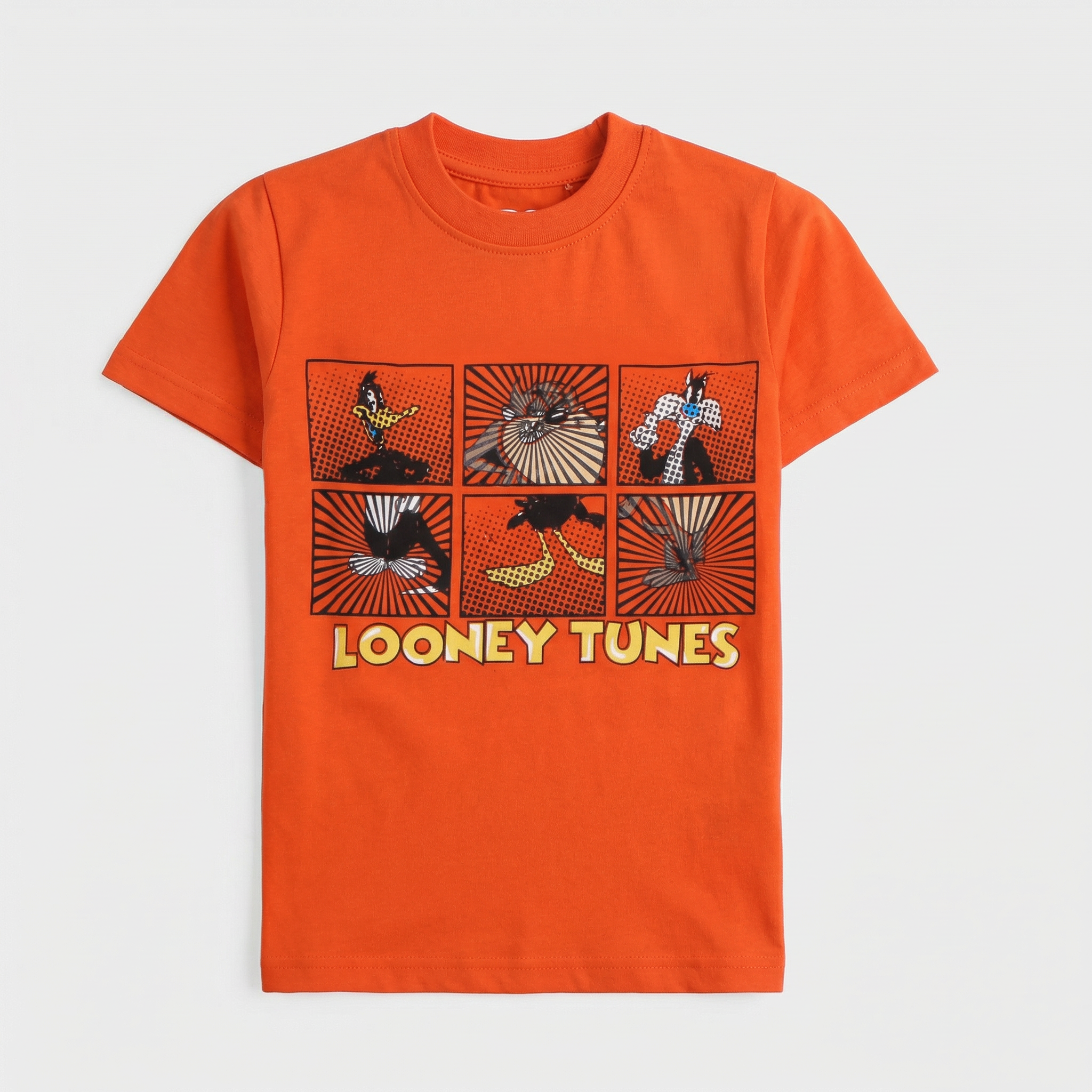 Boys Half Sleeves-Printed T-Shirt (Looney)