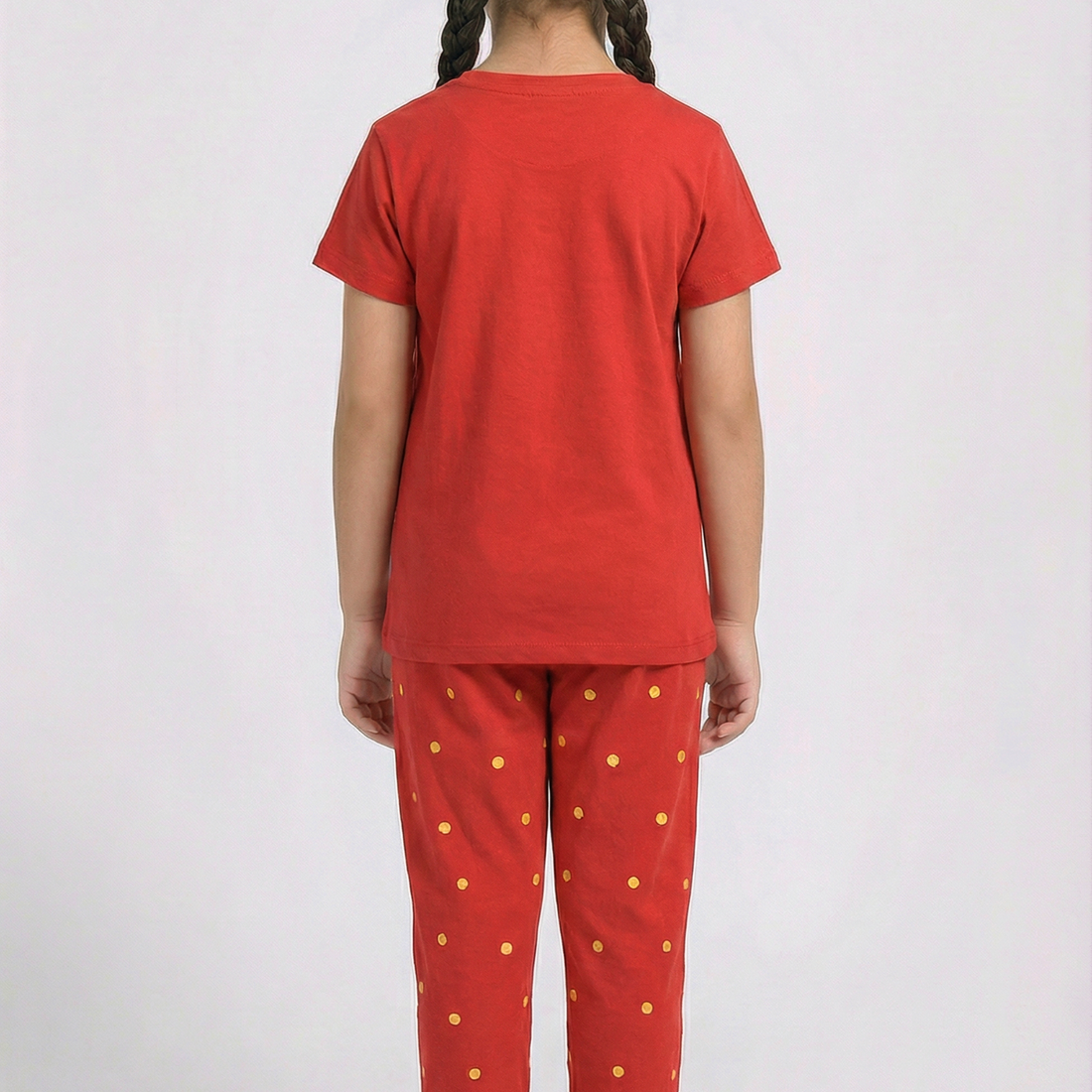 Girls 2 Piece Set (Printed Crerte)