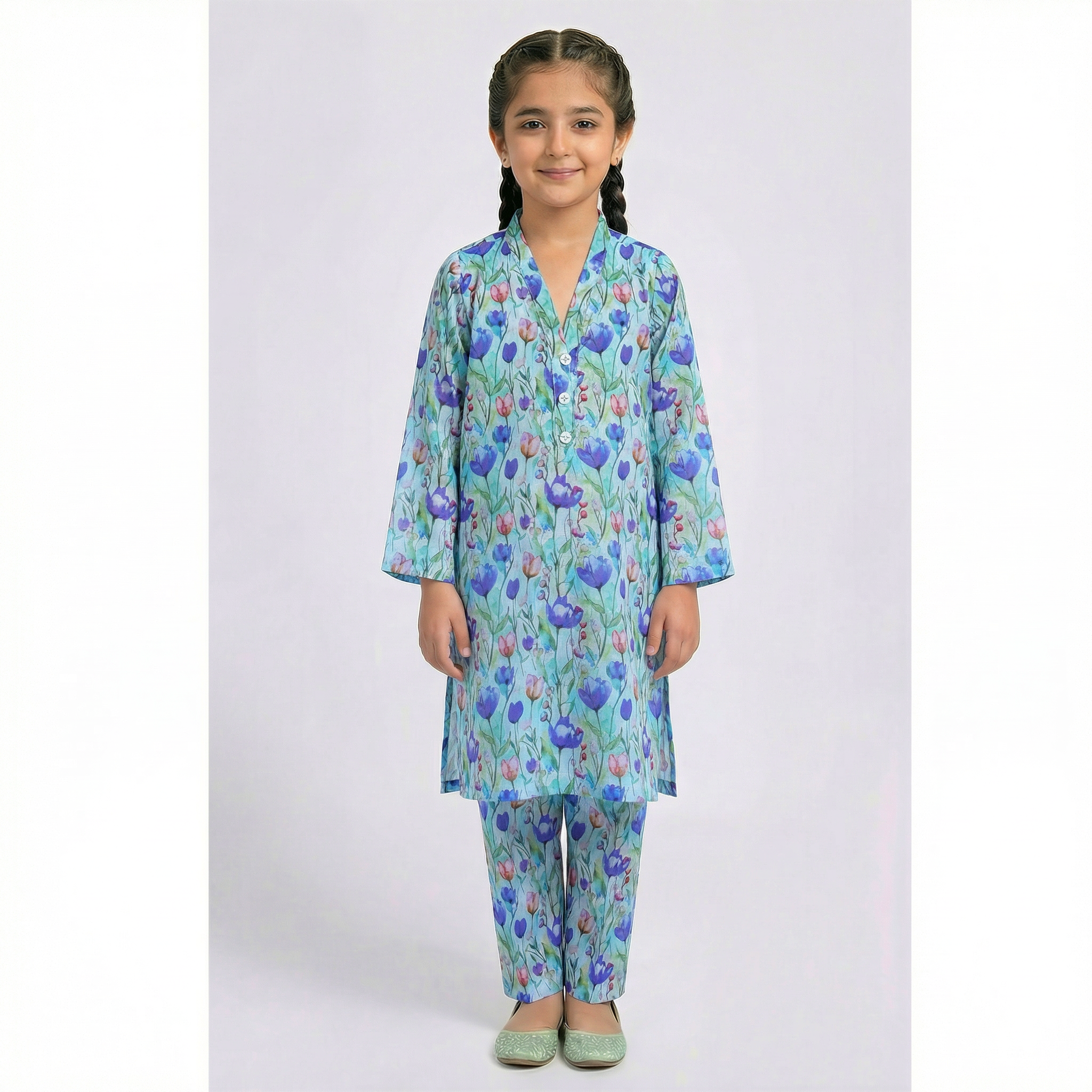 Girls Ethnic 2 Pcs Set