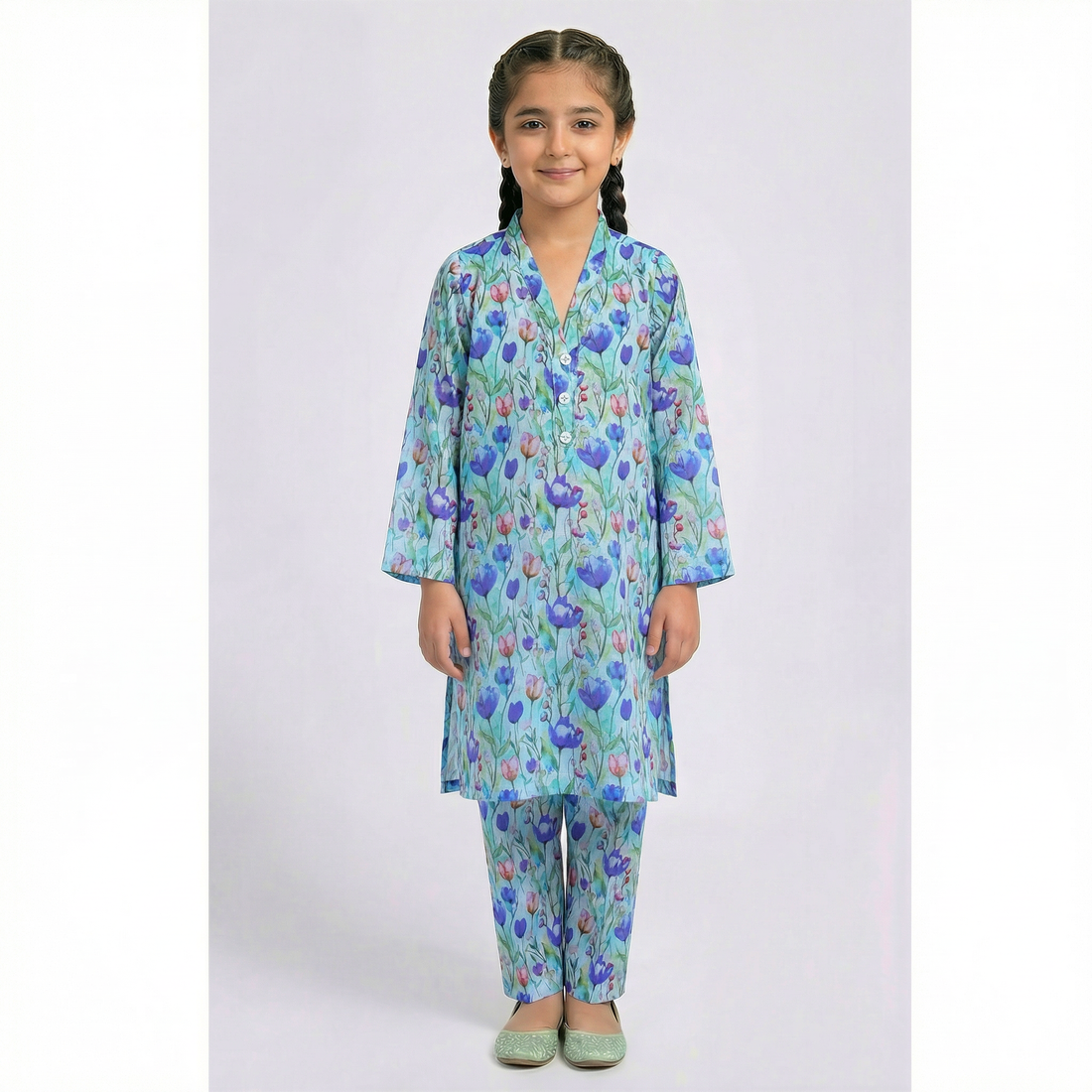 Girls Ethnic 2 Pcs Set