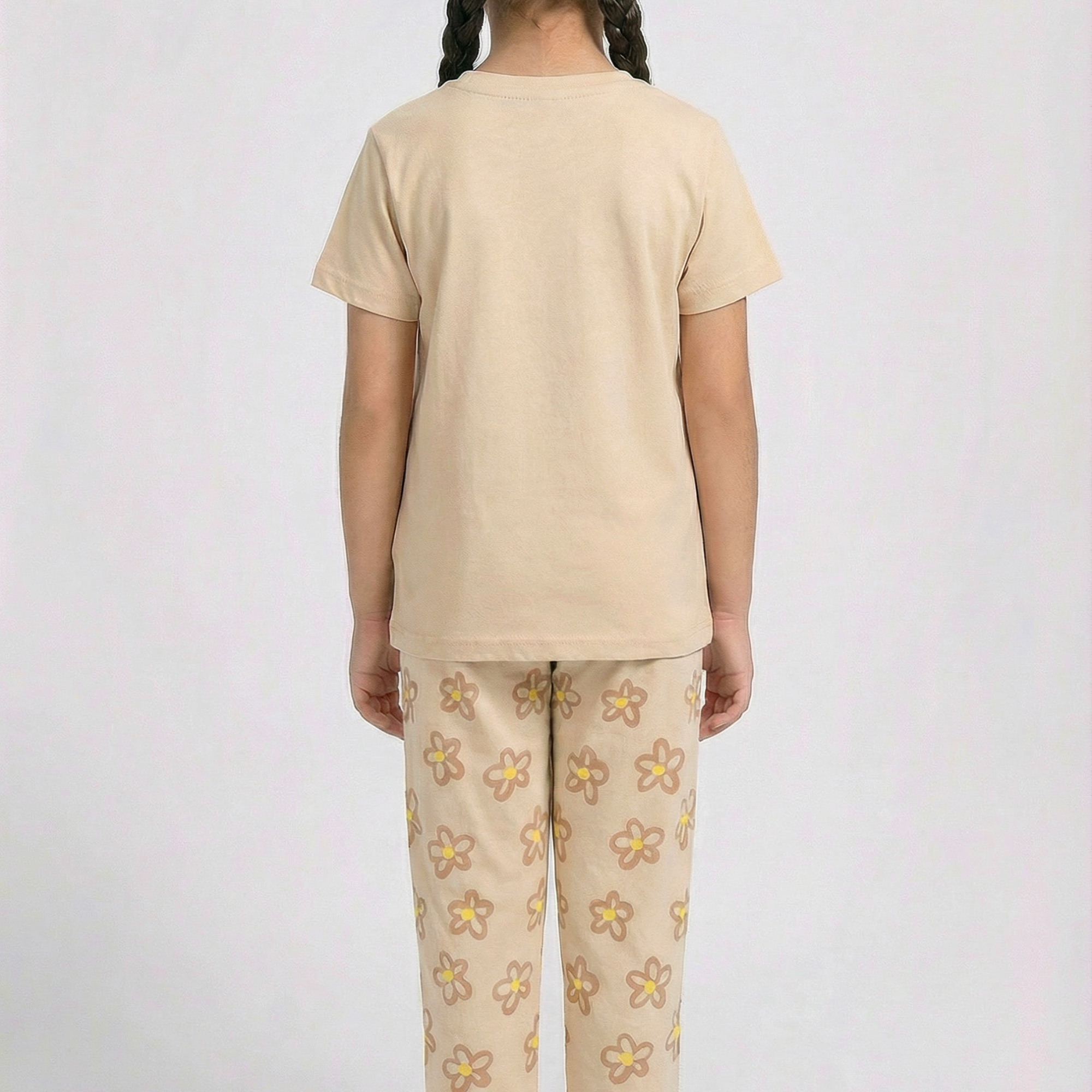 Girls 2 Piece Set (Printed Crerte)
