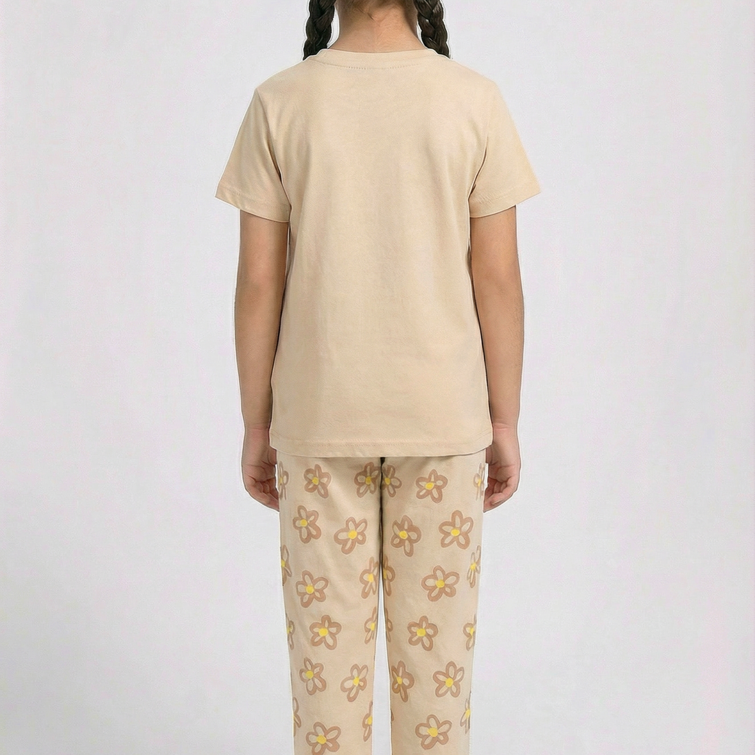 Girls 2 Piece Set (Printed Crerte)