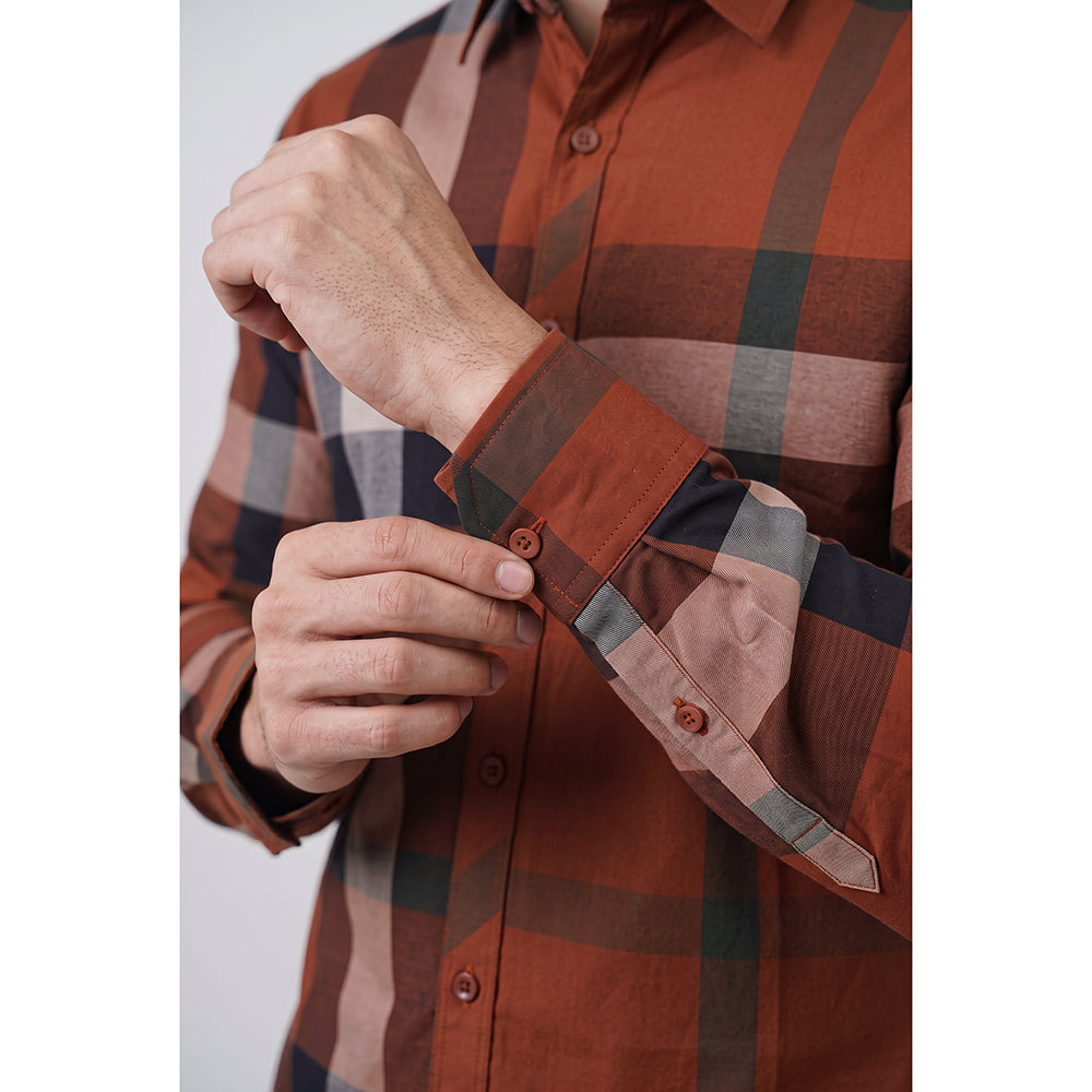 Mens Checkered Shirt