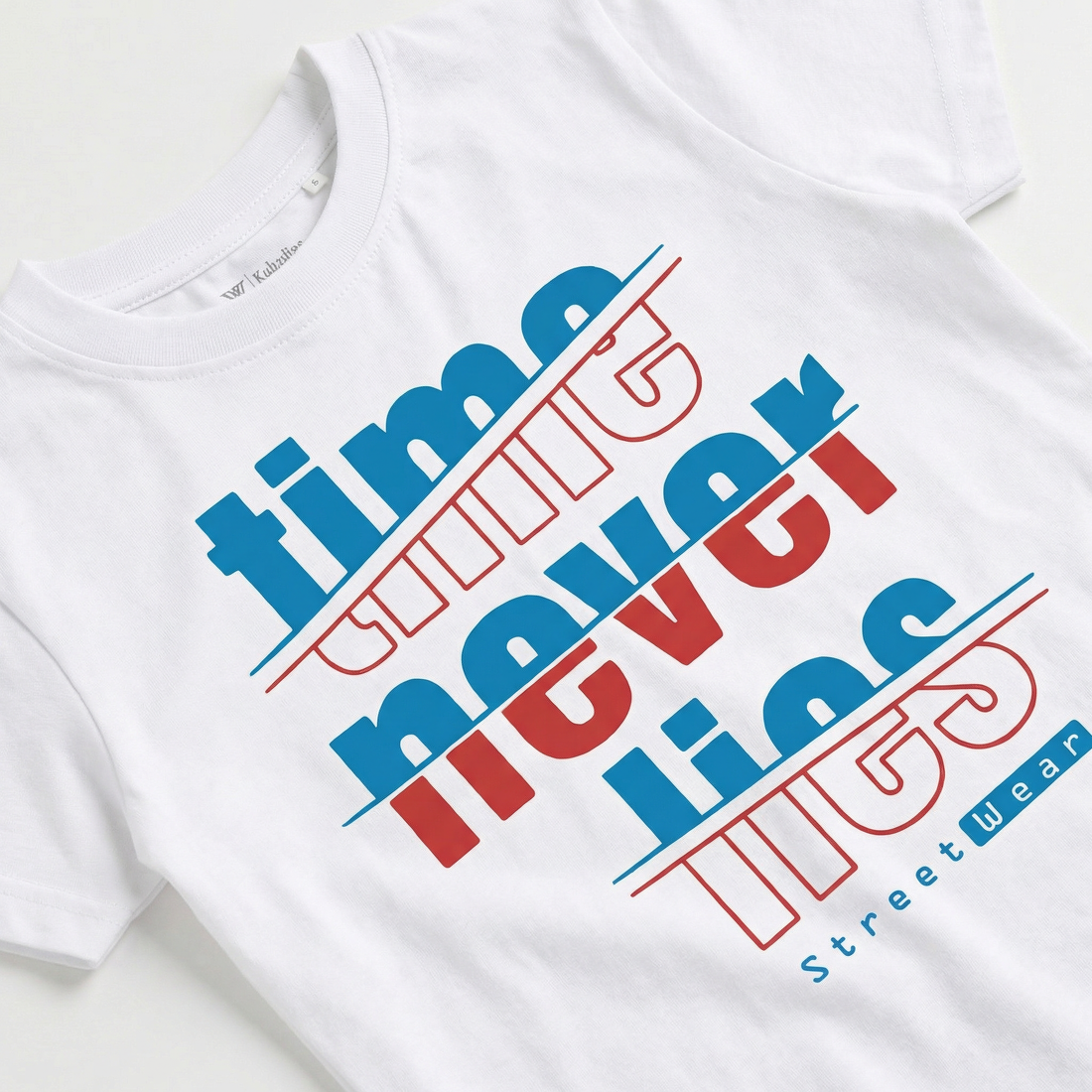 Boys Half Sleeves-Printed T-Shirt (Time)