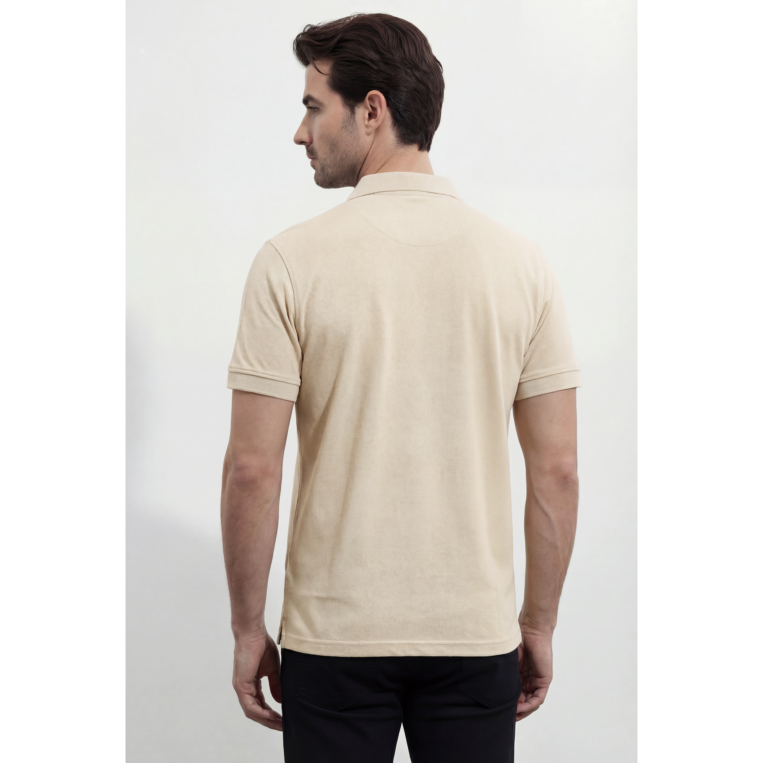 Men's Pique Half Sleeve Polo