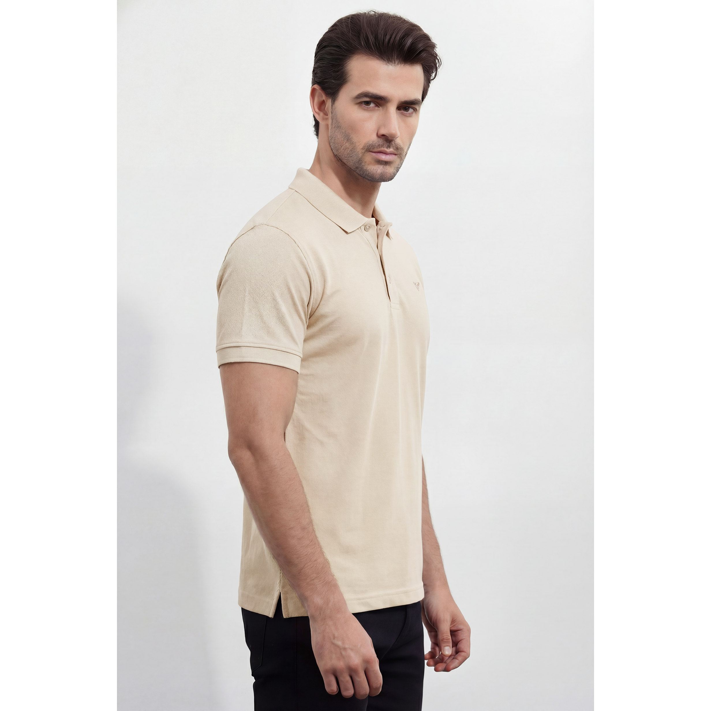 Men's Pique Half Sleeve Polo