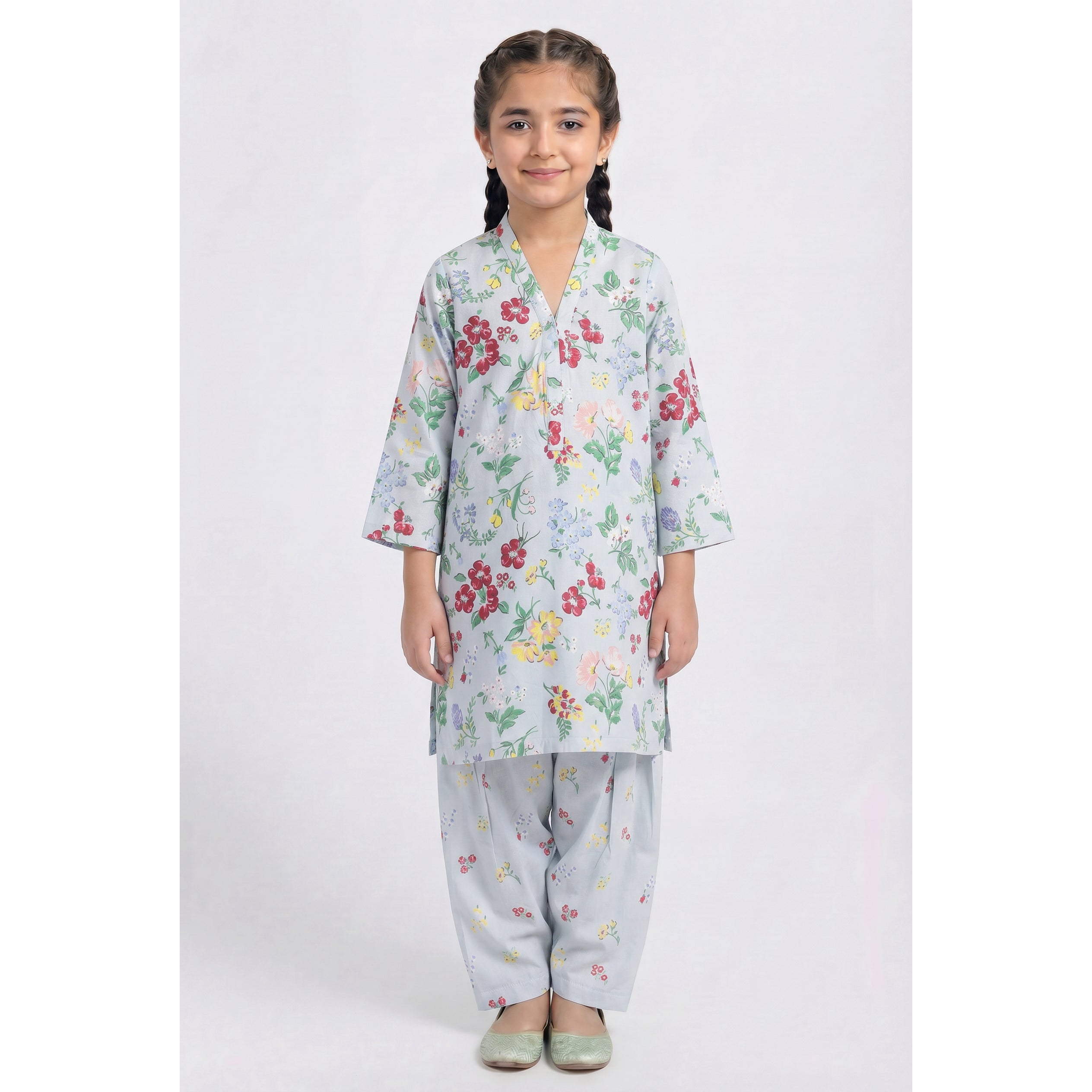 Girls Ethnic 2 Pcs Set