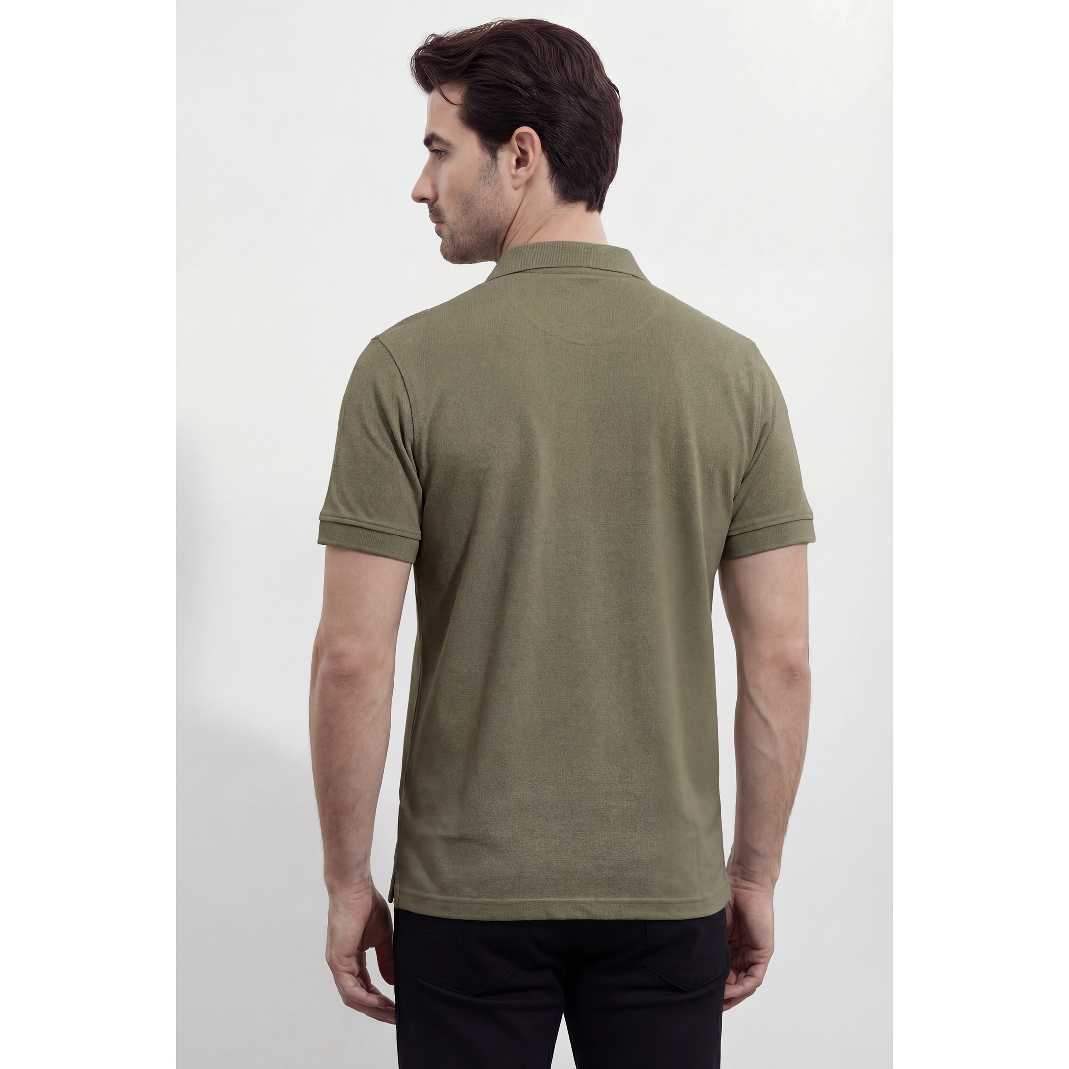 Men's Pique Half Sleeve Polo