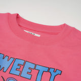 Girls Printed Full Sleeve Sweat T-Shirt Code (7213)
