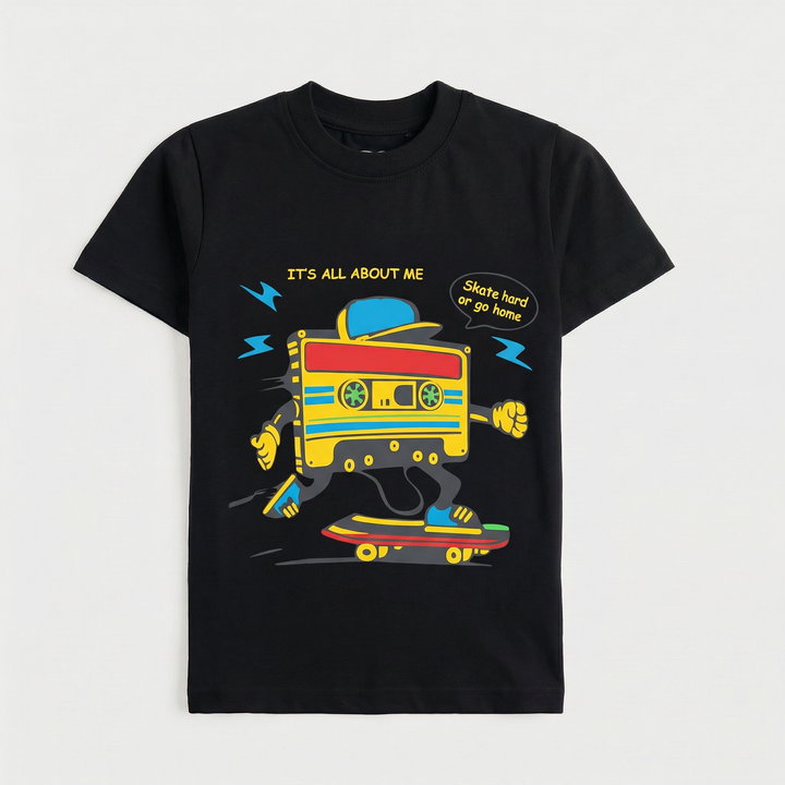 Boys Half Sleeves-Printed T-Shirt (All)