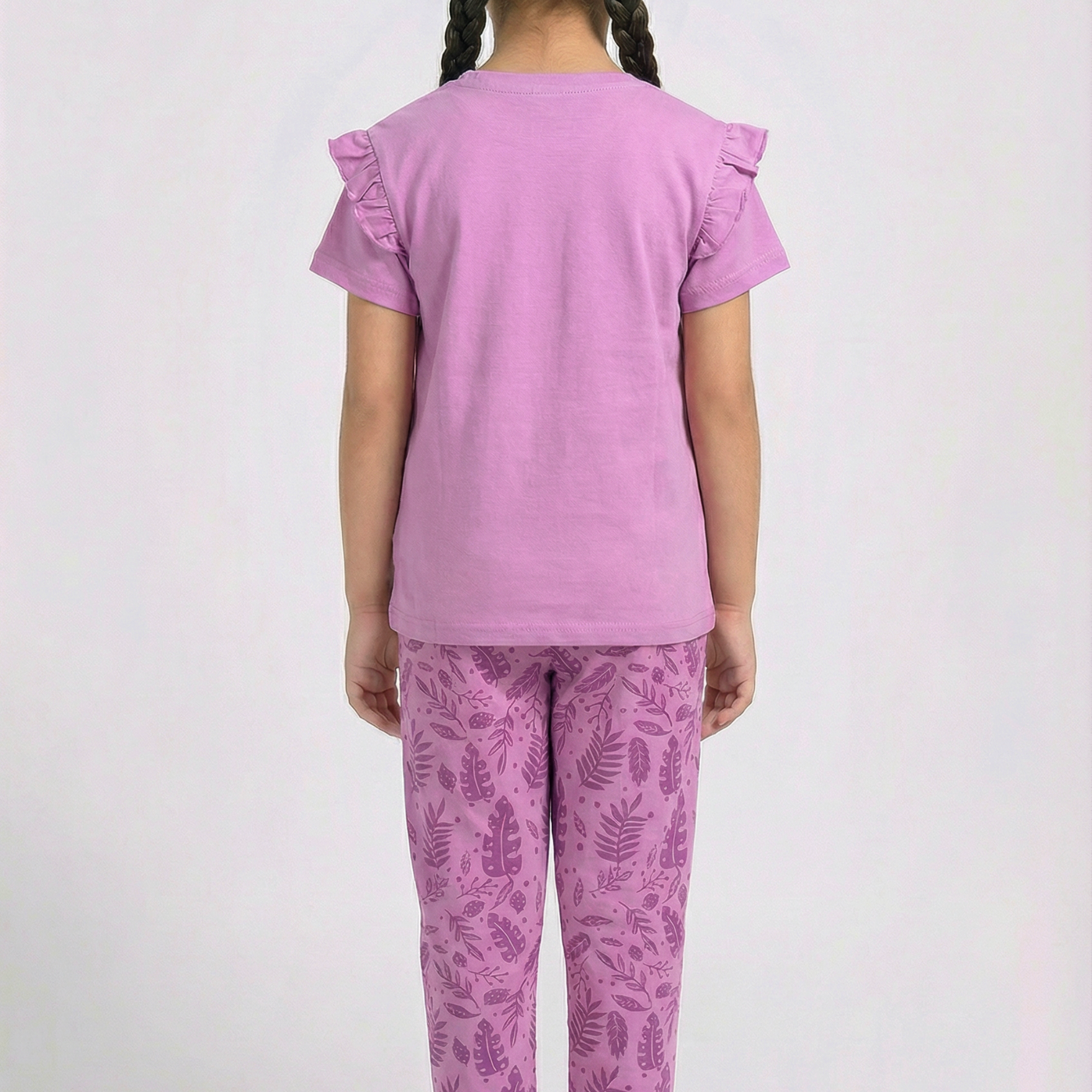Girls 2 Piece Set (Printed Strawberry)