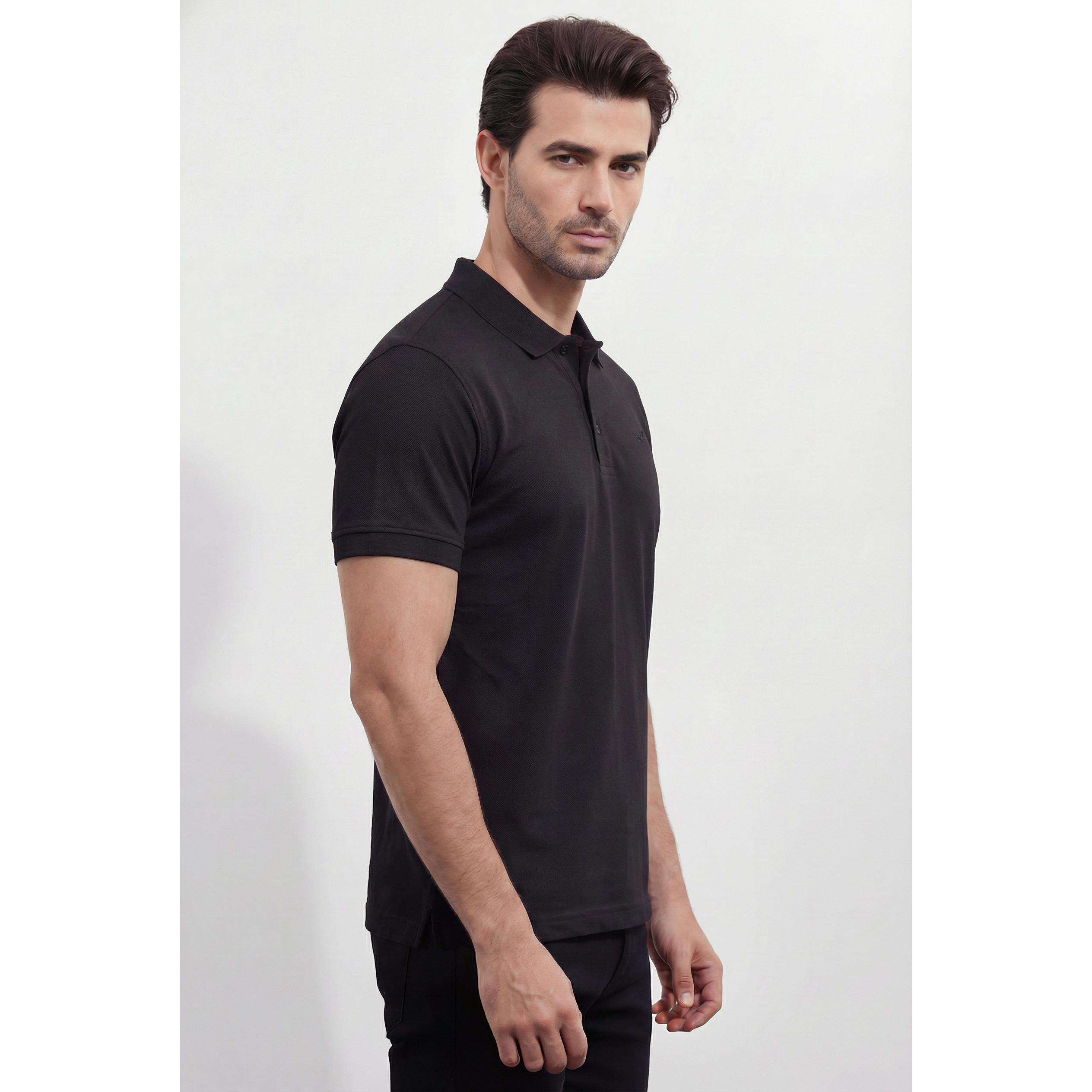 Men's Pique Half Sleeve Polo