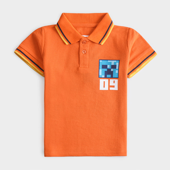 Boys Half Sleeves Polo T-Shirt