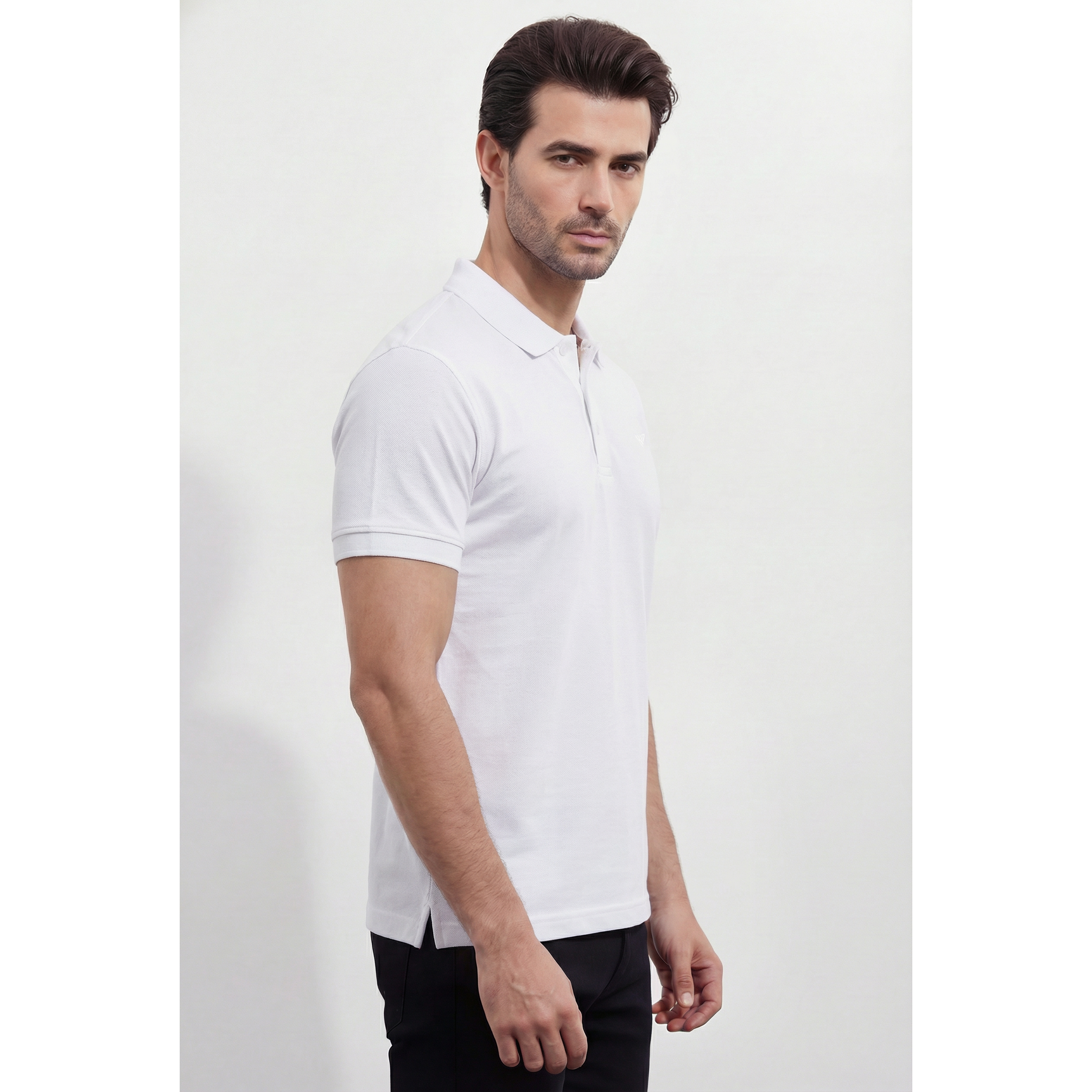 Men's Pique Half Sleeve Polo