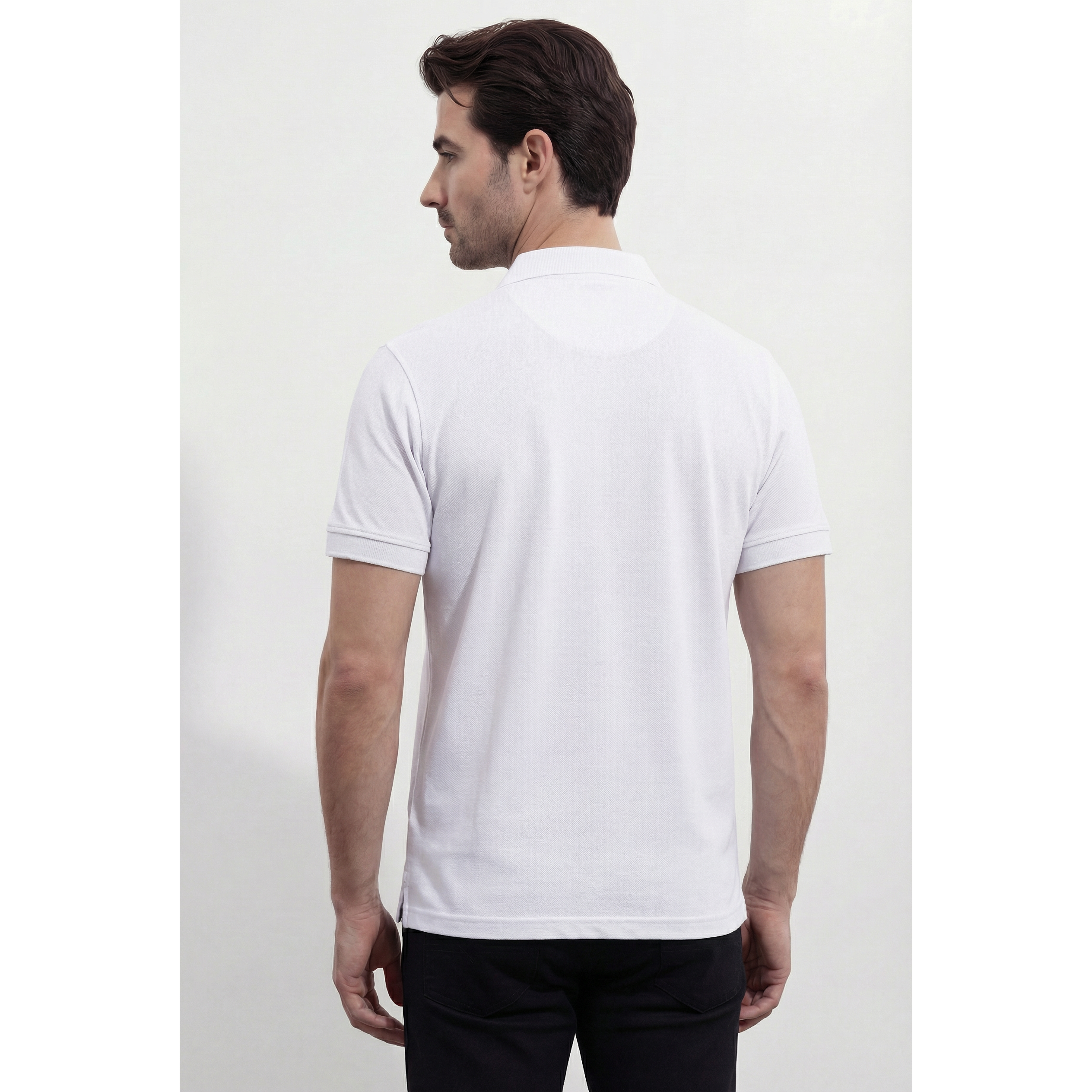 Men's Pique Half Sleeve Polo