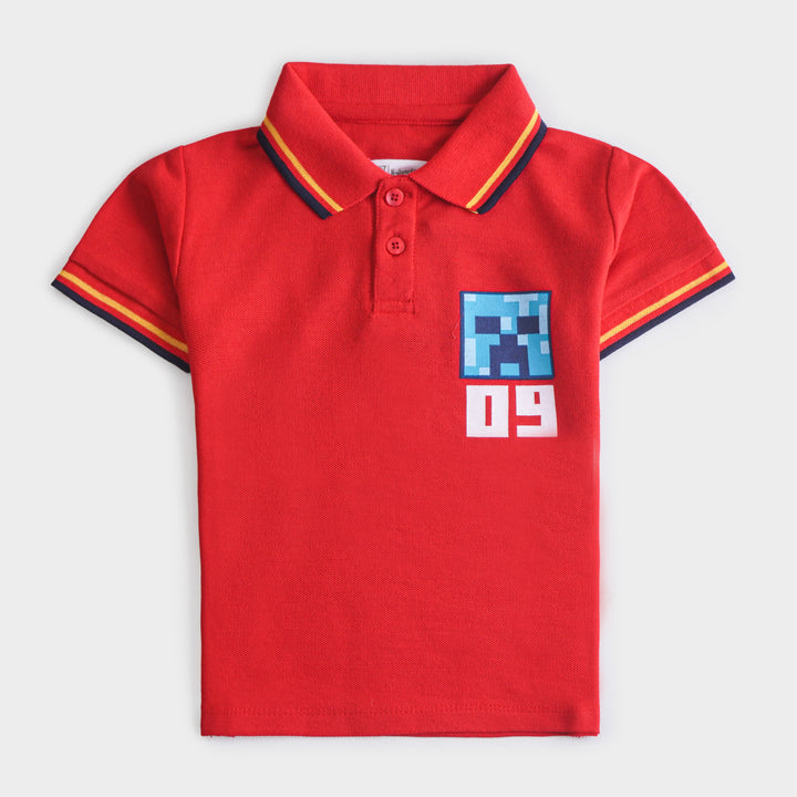 Boys Half Sleeves Polo T-Shirt