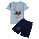 Boys Half Sleeves 2 Piece Suit (lets roll)