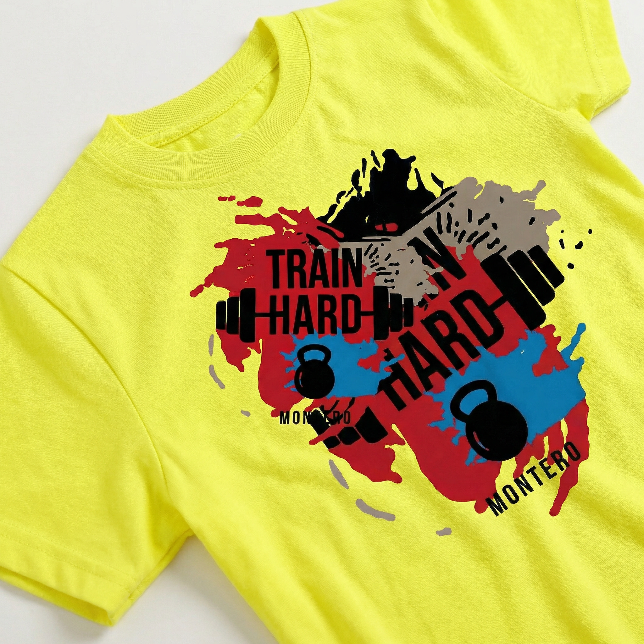 Boys Half Sleeves-Printed T-Shirt (train)