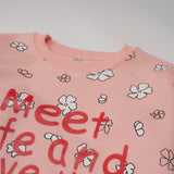 Girls Printed Full Sleeve Sweat T-Shirt (7215)