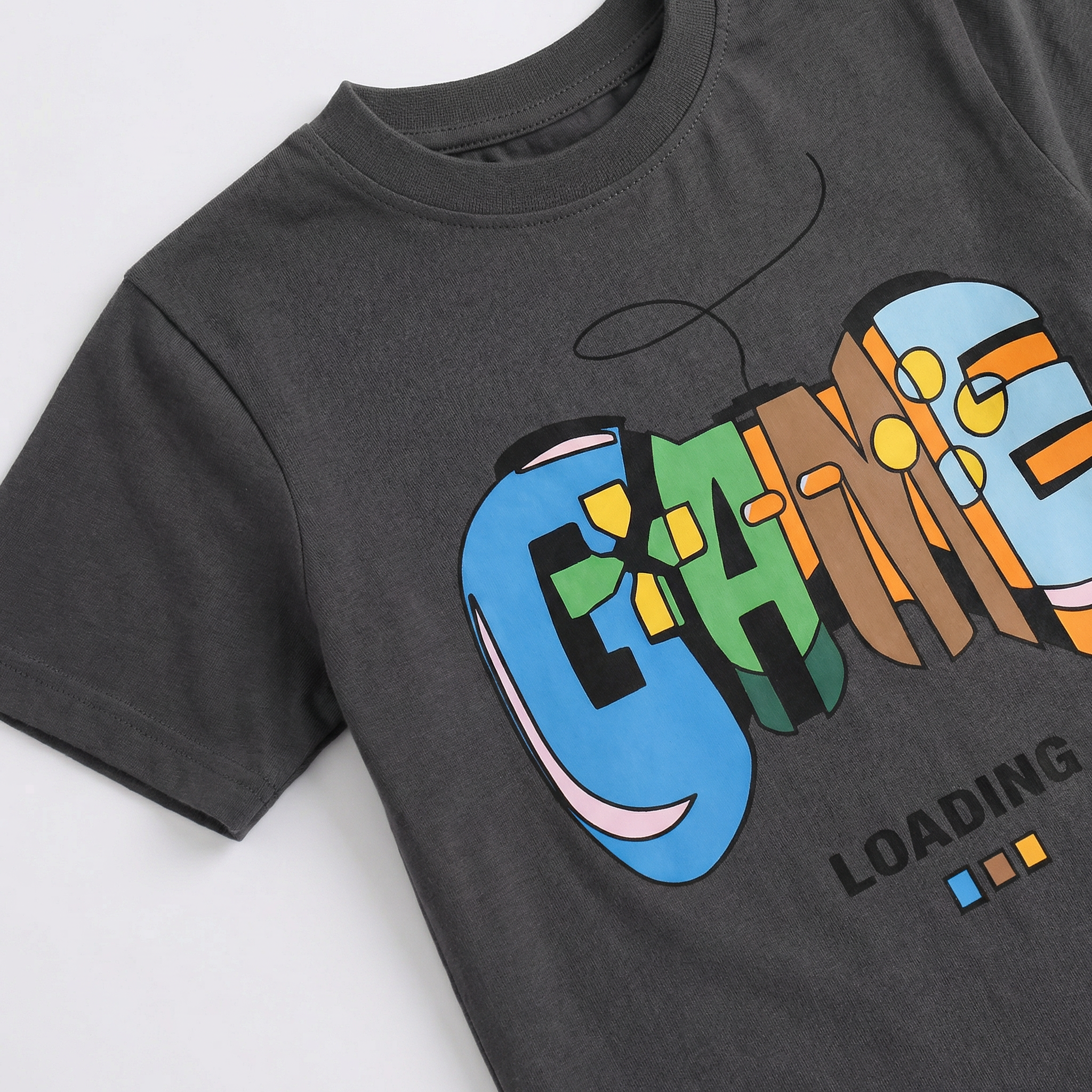 Boys Half Sleeves-Printed T-Shirt (Game)