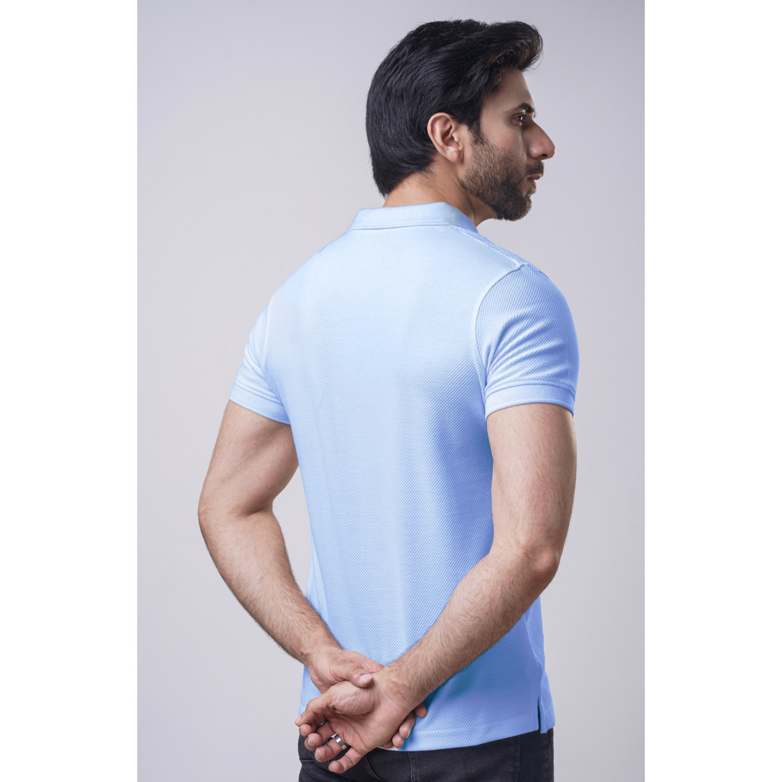 Men's Popcorn Half Sleeve Polo