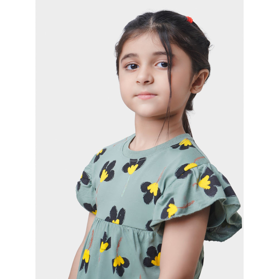 Girls 2 piece set (Printed Flowers)