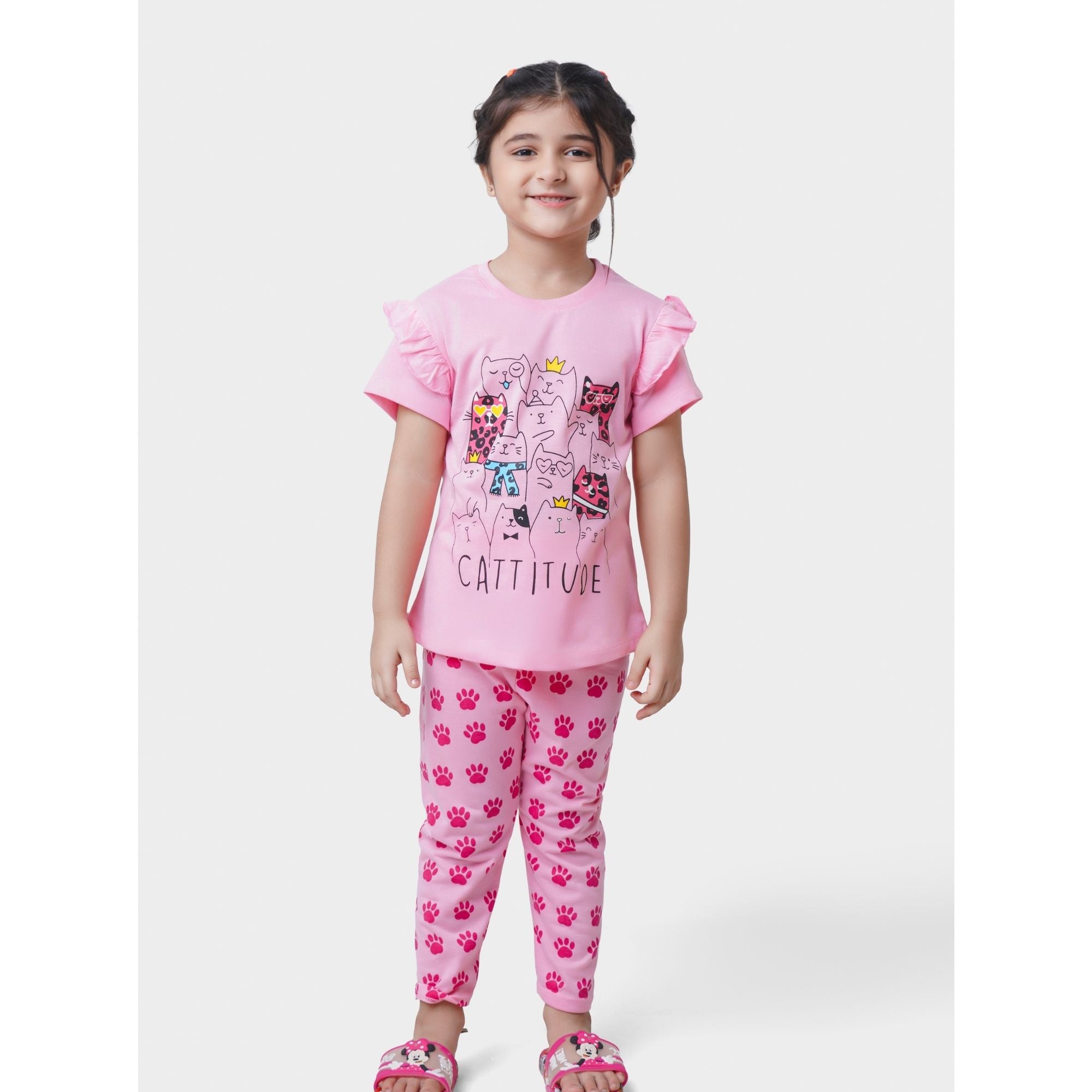 Girls 2 piece set (Cattitude)