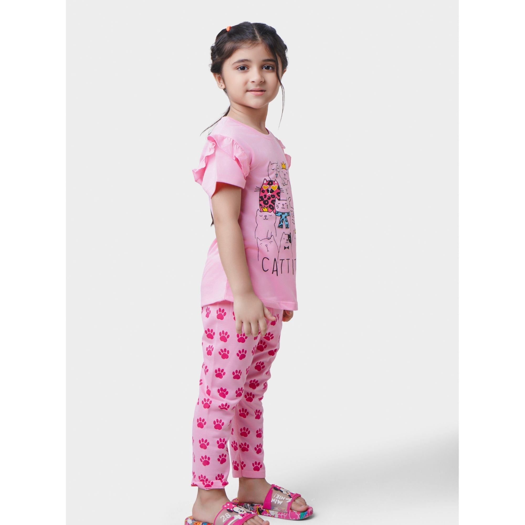 Girls 2 piece set (Cattitude)