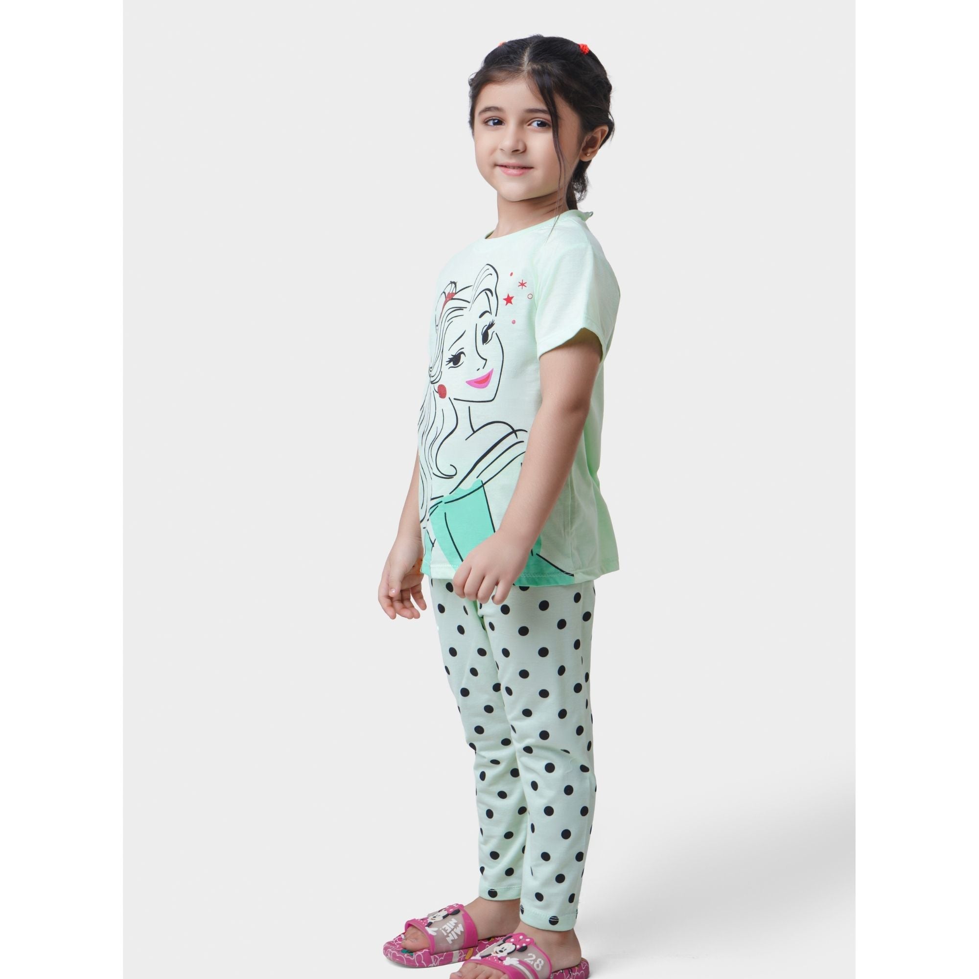 Girls 2 piece set (Printed Girl)