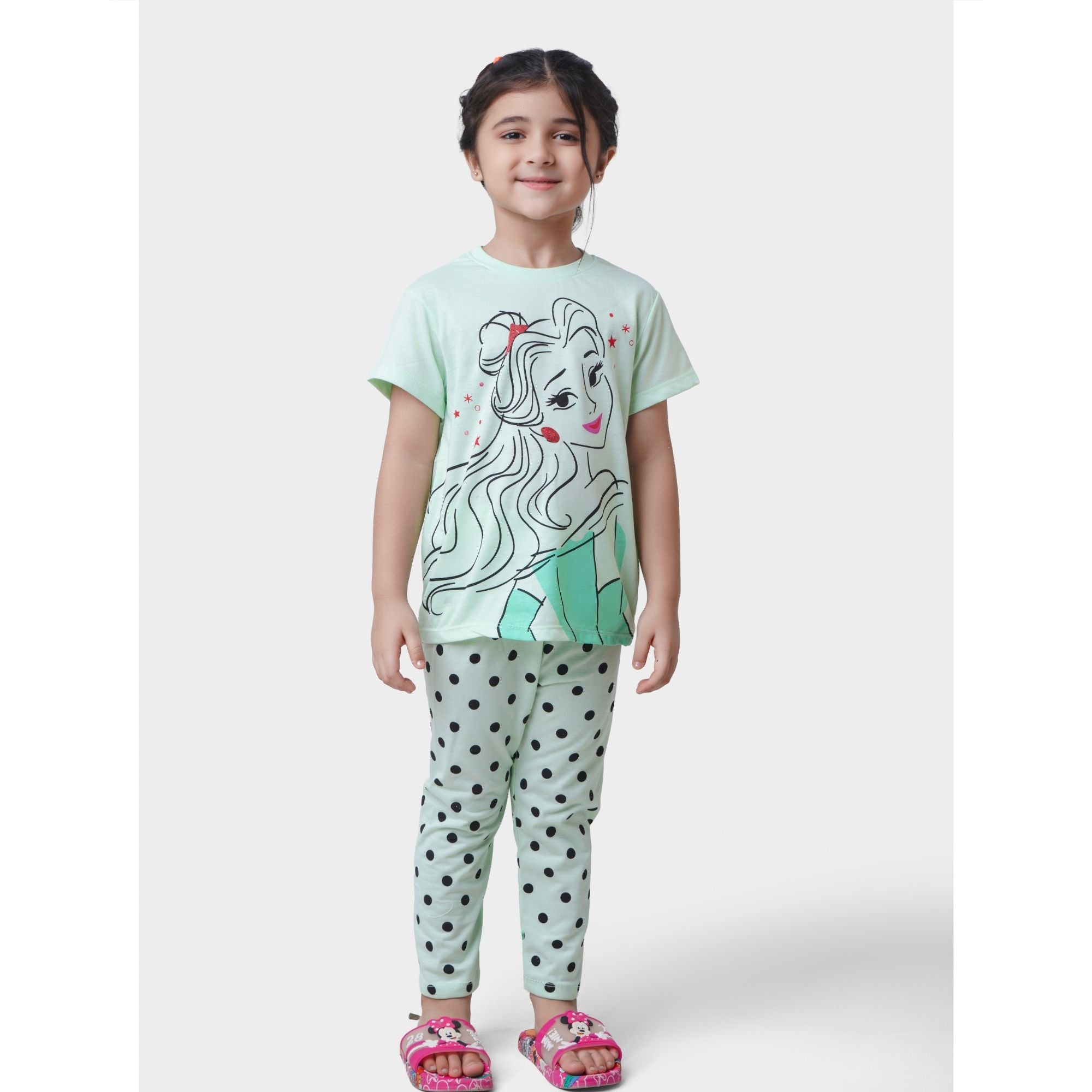 Girls 2 piece set (Printed Girl)