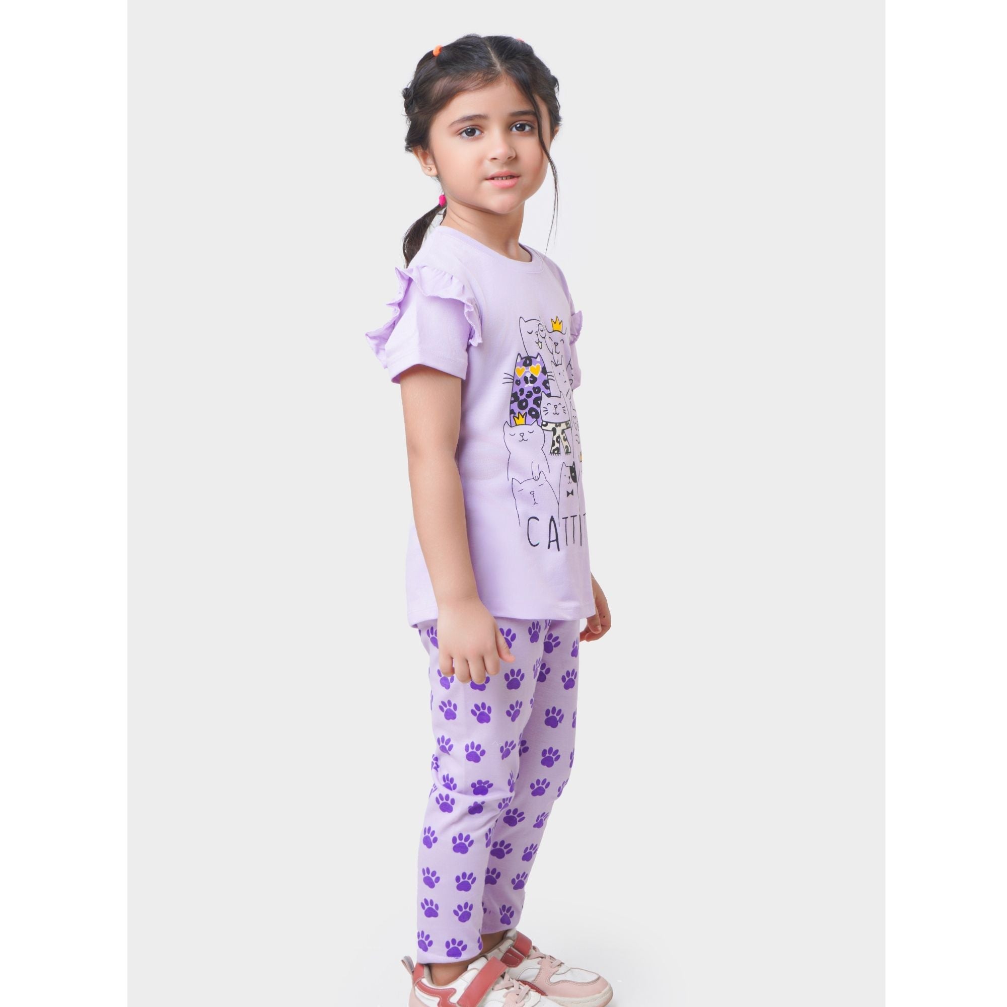 Girls 2 piece set (Cattitude)