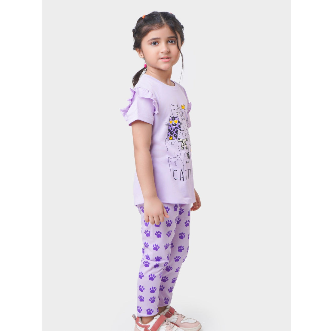 Girls 2 piece set (Cattitude)