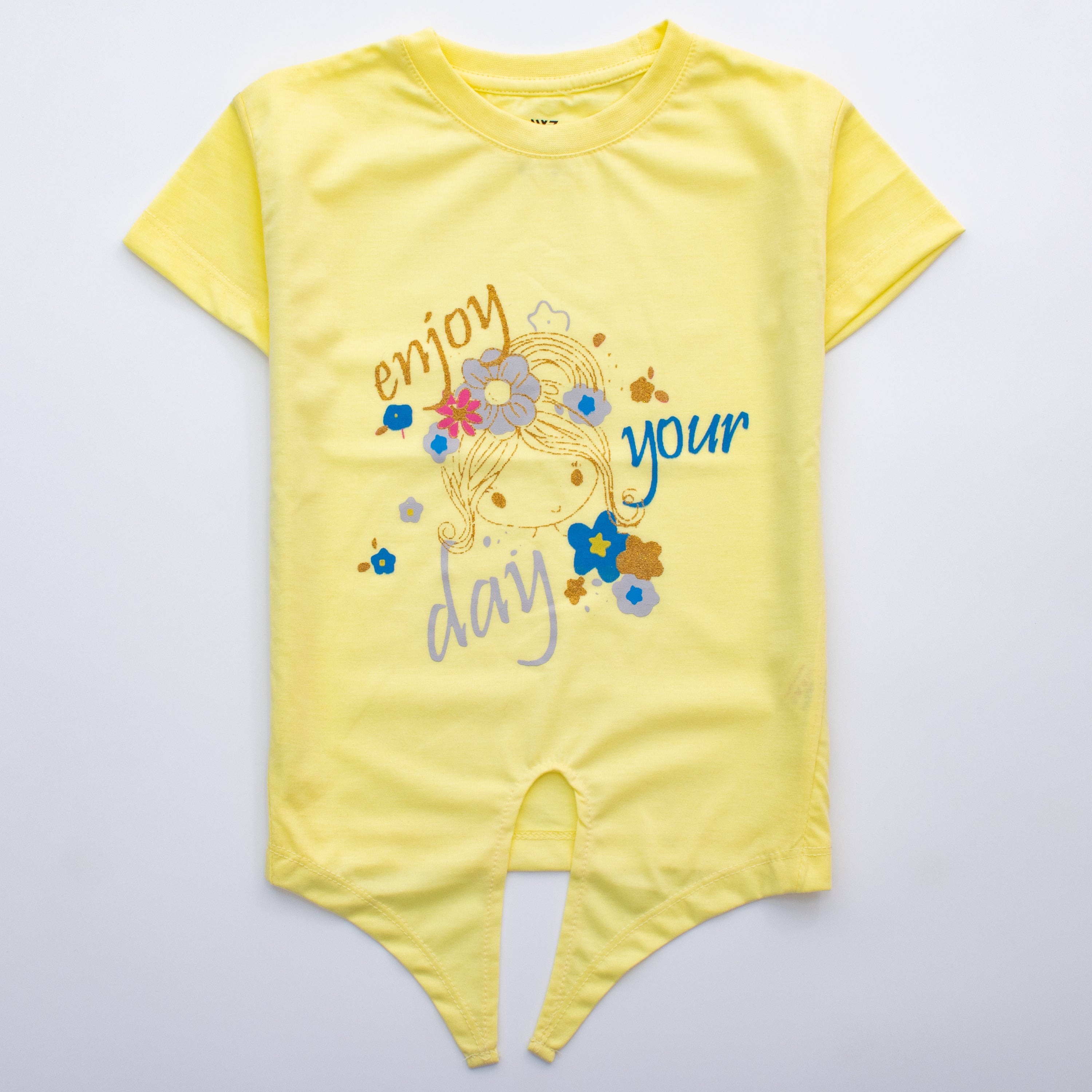 Girls Half Sleeves 2 Piece Suit-(your)