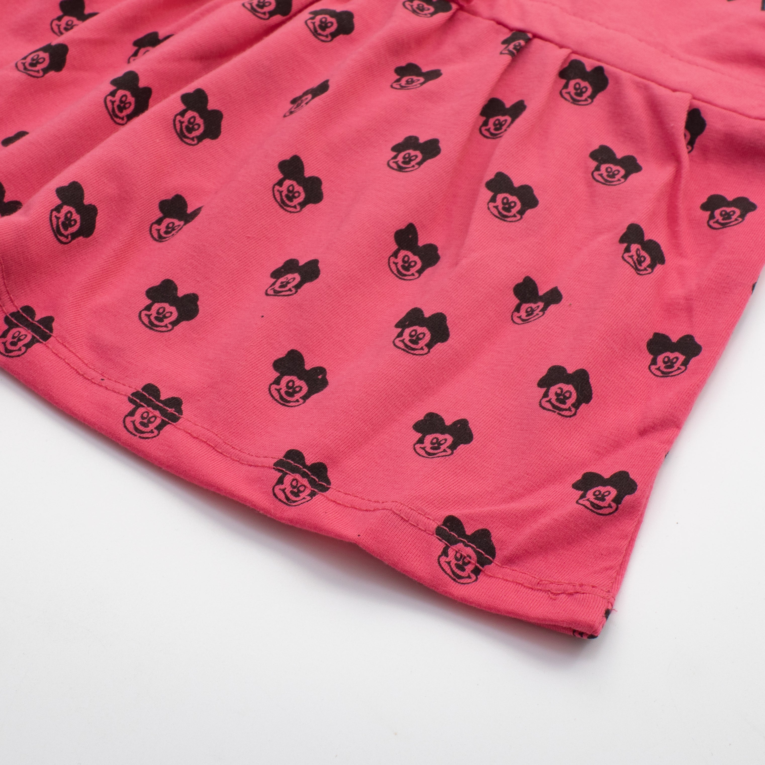 Girls Half Sleeve Printed Top ( Mickey )