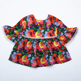 Girls Half Sleeves 2 Piece Suit Code-CA