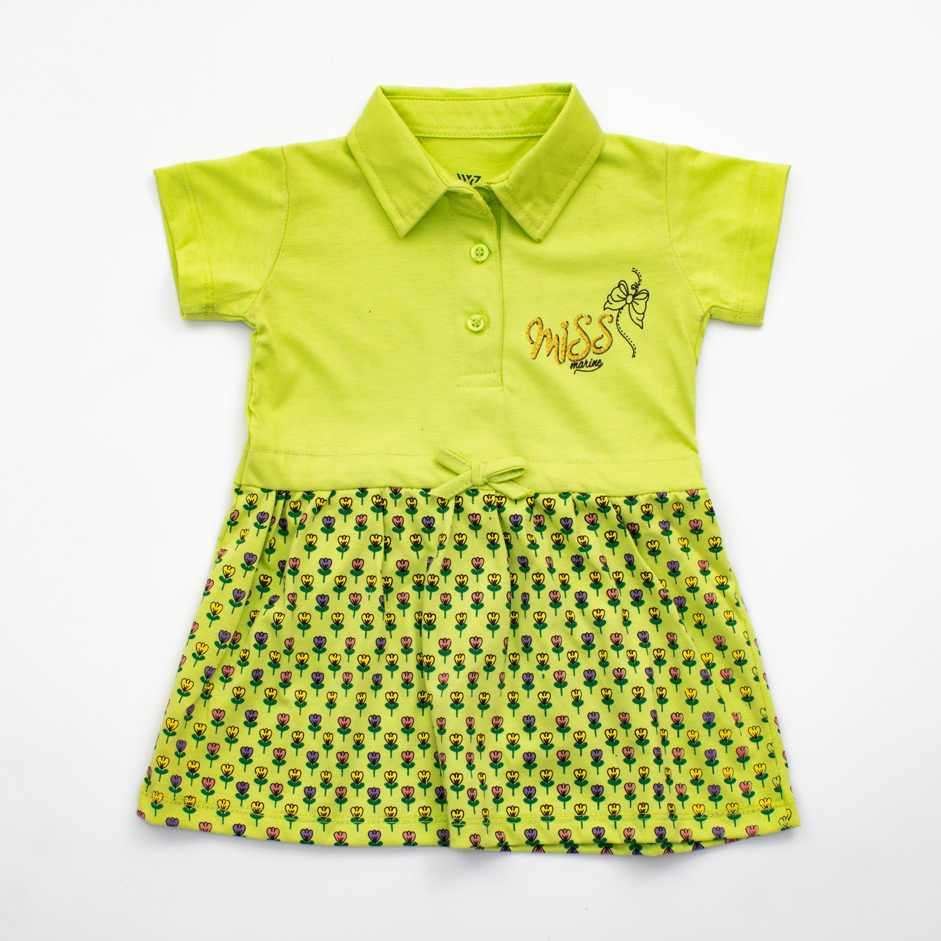 Girls Half Sleeve Printed Top ( Miss )
