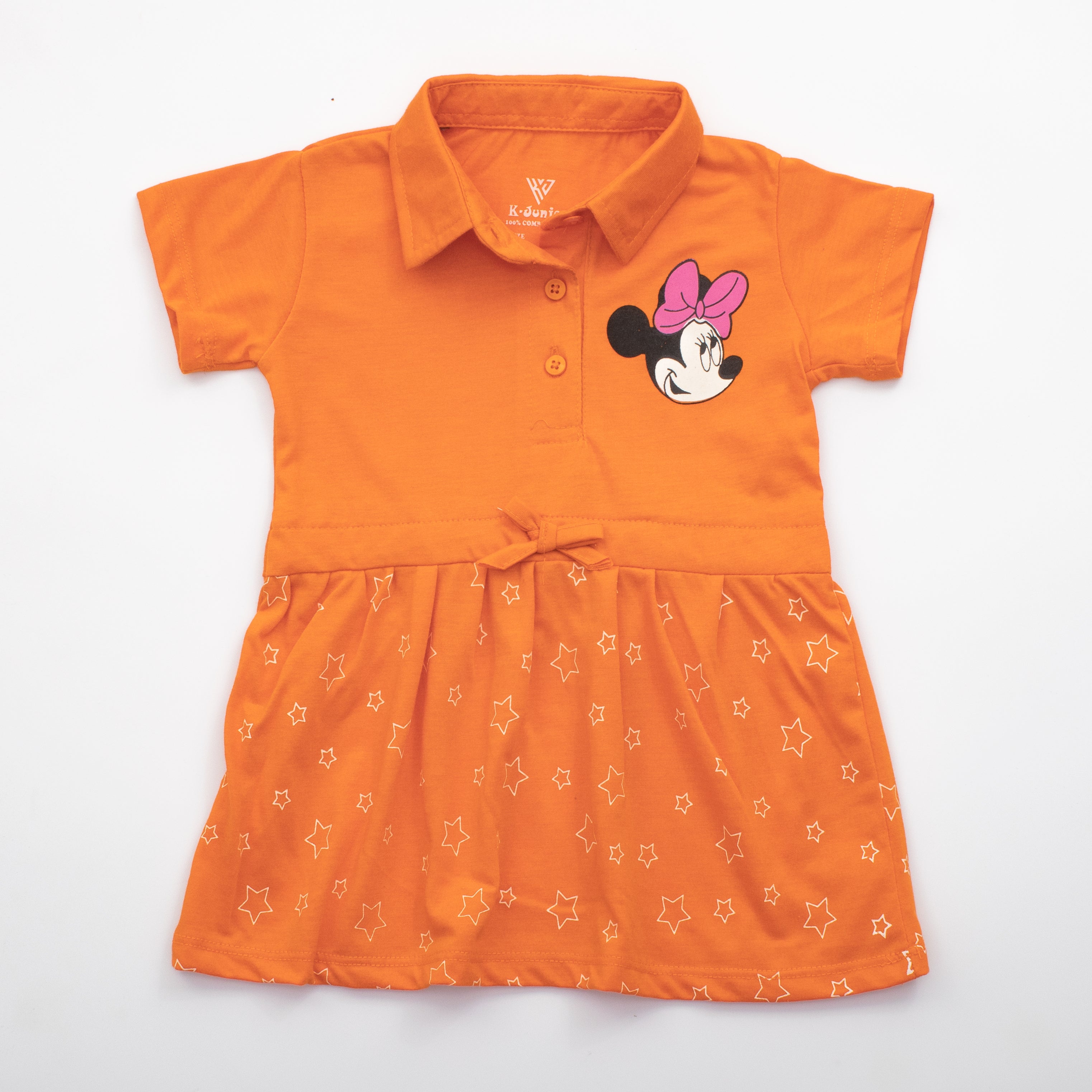 Girls Half Sleeve Printed Top ( Minnie )
