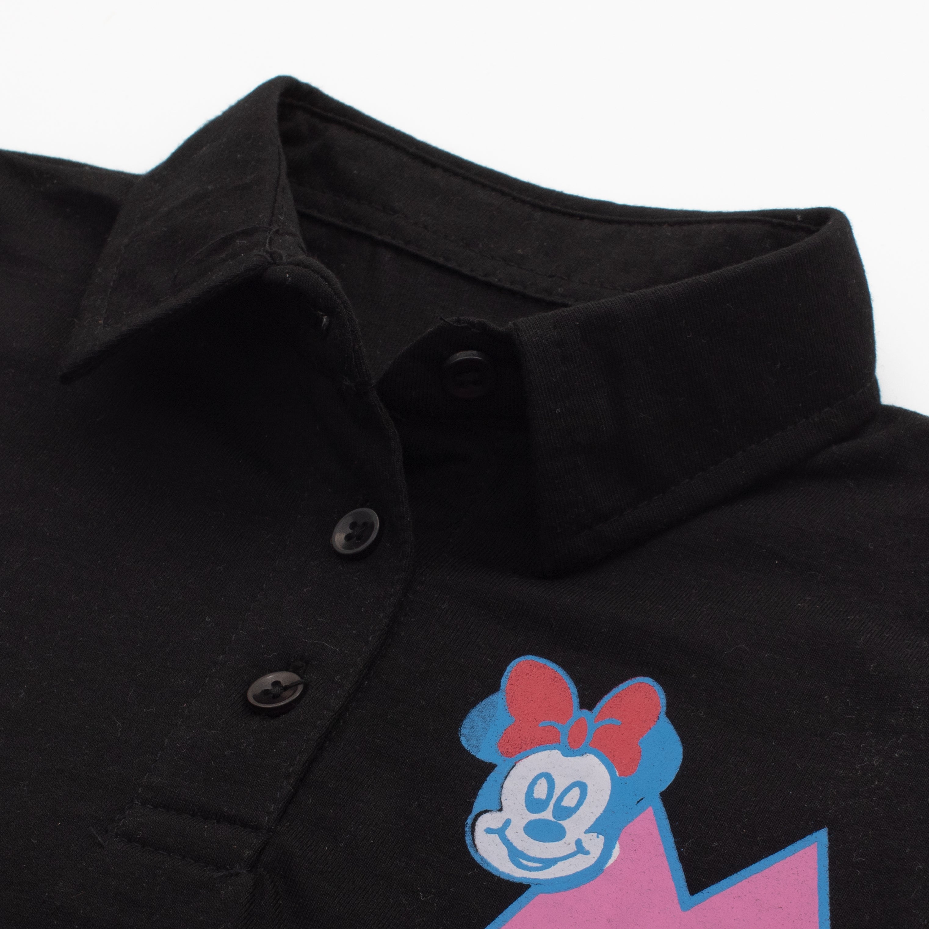 Girls Half Sleeve Printed Top ( Mickey )