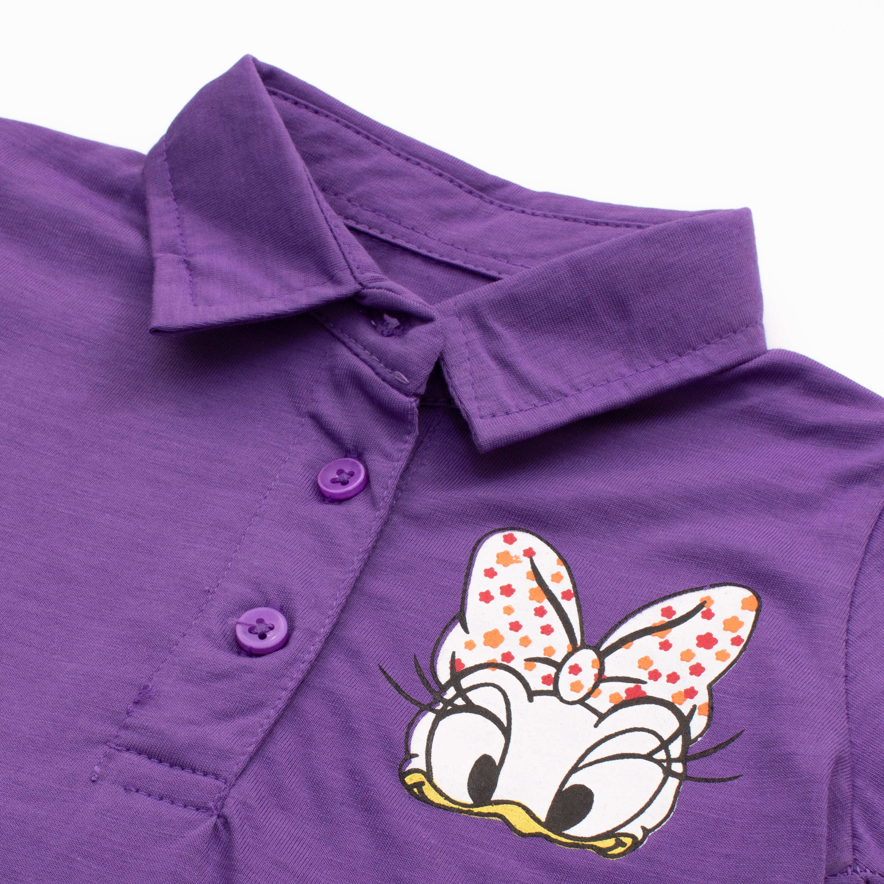 Girls Half Sleeve Printed Top ( Donald )